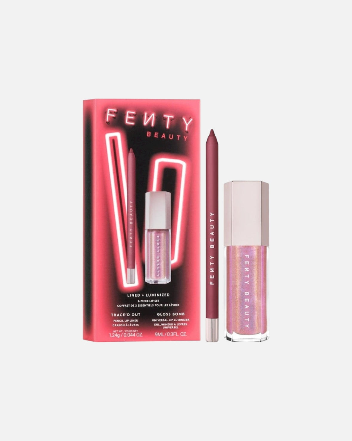 Fenty Beauty by Rihanna Lined Luminized 2-Piece Lip Set – Drya