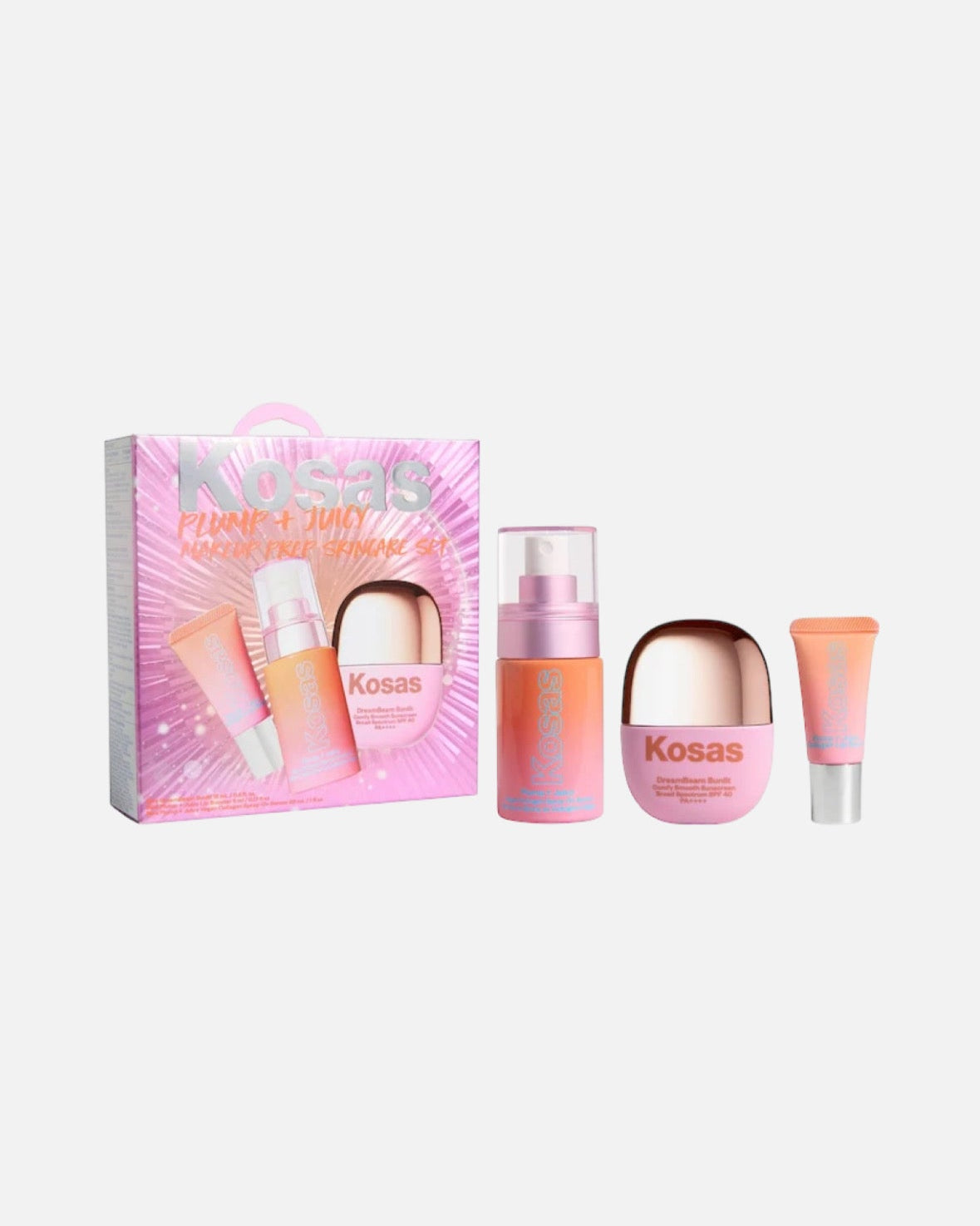Kosas Plump + Juicy Makeup Prep Skincare Set