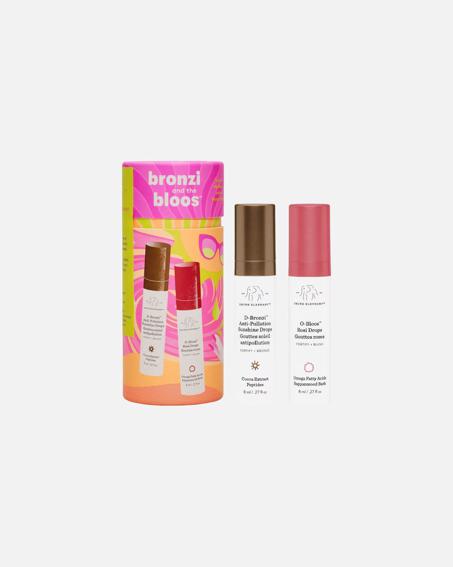 Drunk Elephant Bronzi and the Bloos Color Serum Duo