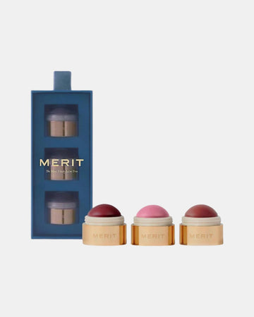 MERIT Mini Flush Balm Cream Blush Trio Set