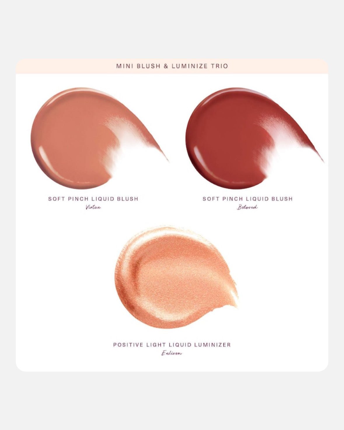 Rare Beauty by Selena Gomez Mini Blush and Luminize Trio