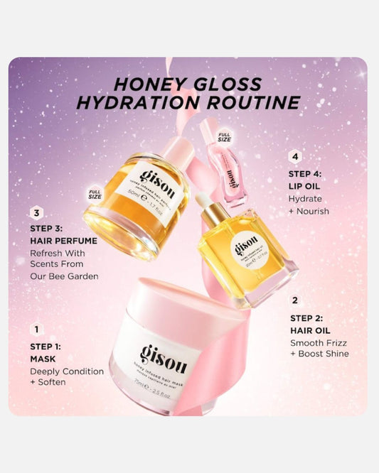 Gisou Honey Gloss Hydration Heroes Hair Value Set