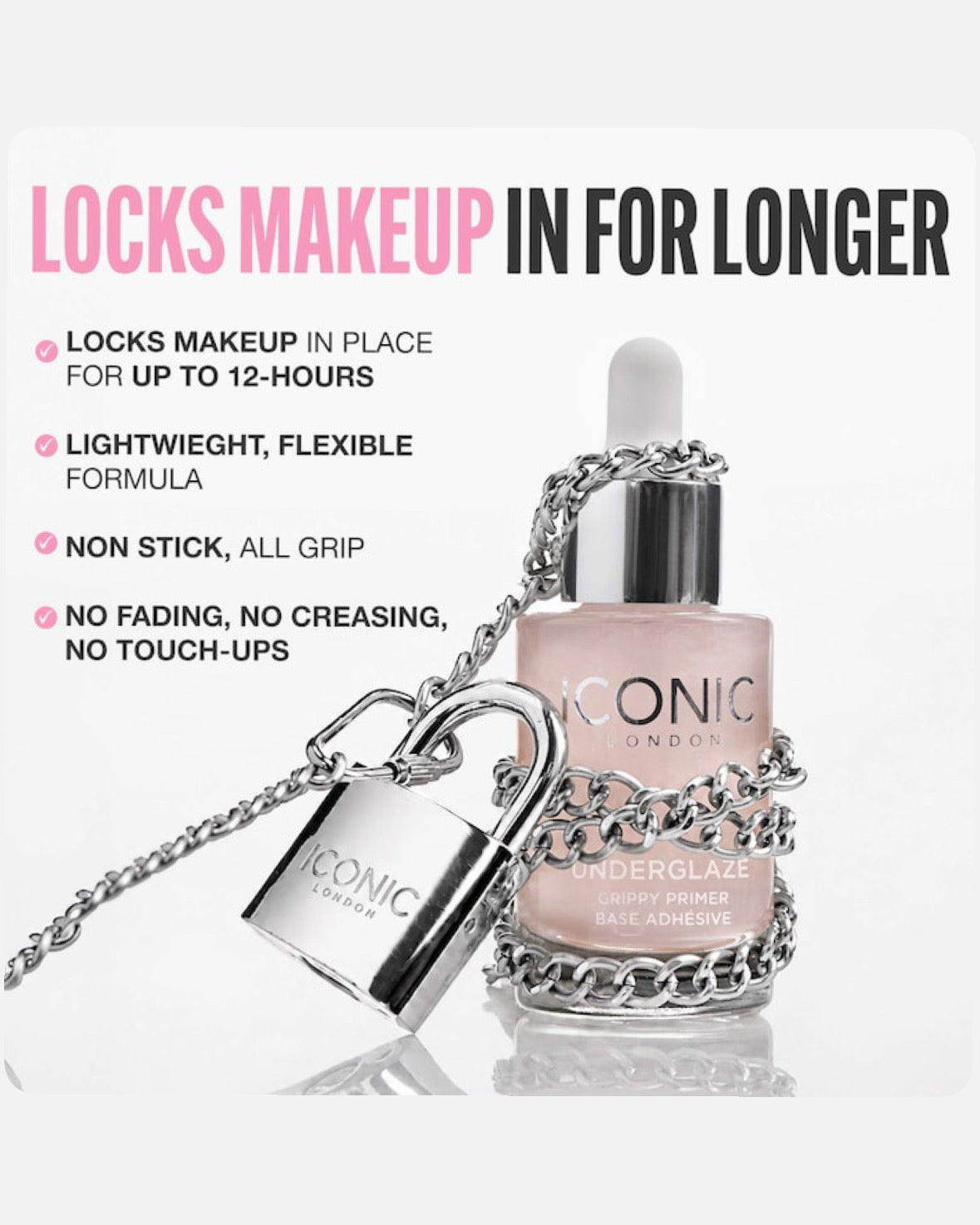 Iconic London Underglaze Long-wear PDRN Grippy Primer with Hyaluronic Acid
