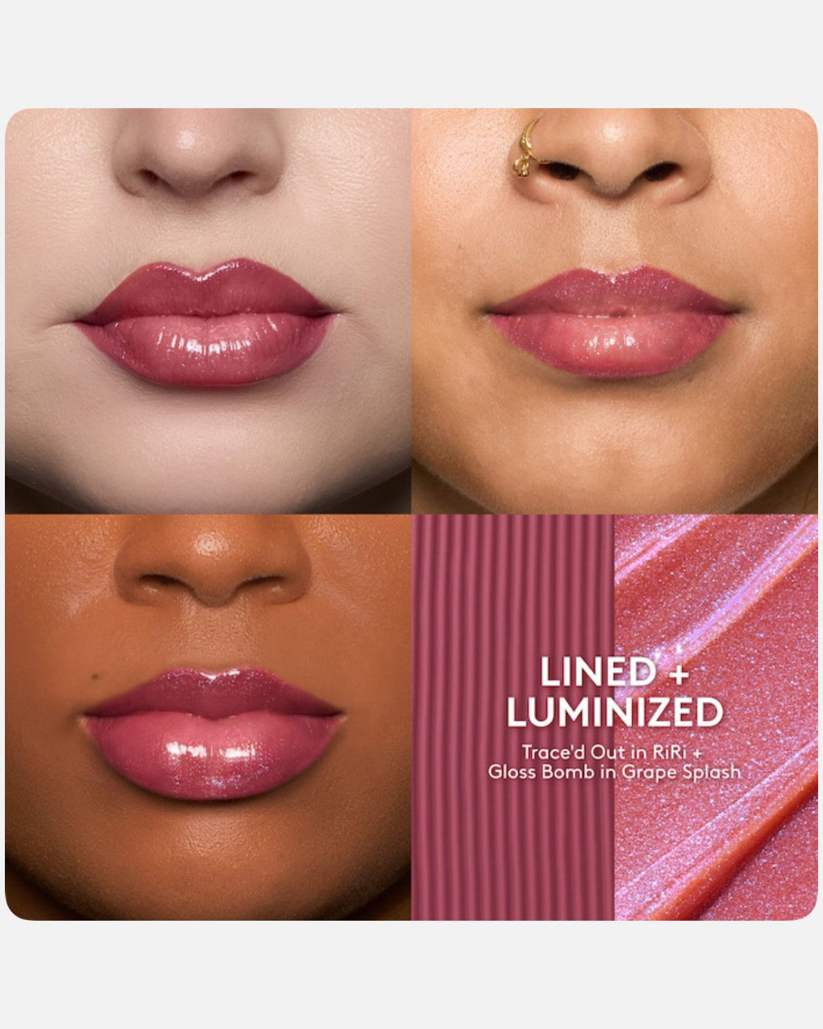 Fenty Beauty by Rihanna Lined + Luminized 2-Piece Lip Set