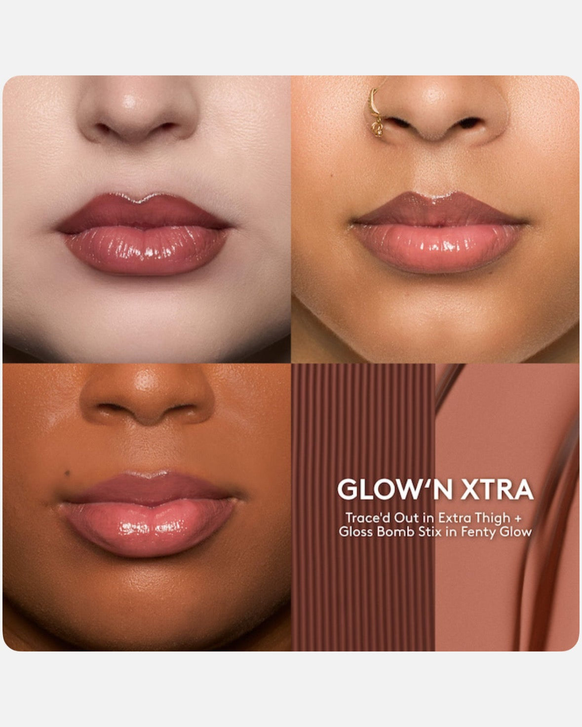 Fenty Beauty by Rihanna Glow'n Extra 2-Piece Lip Set