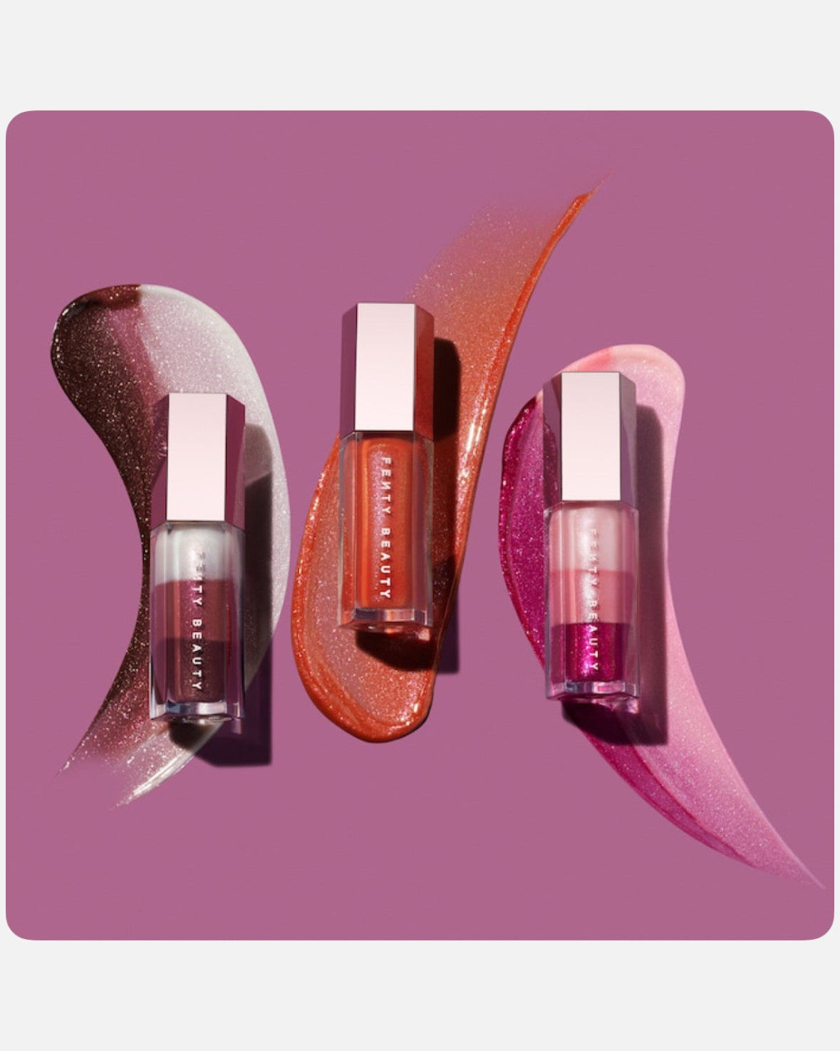 Fenty Beauty by Rihanna Glossy Posse VIII 3-Piece Lip Luminizer Set