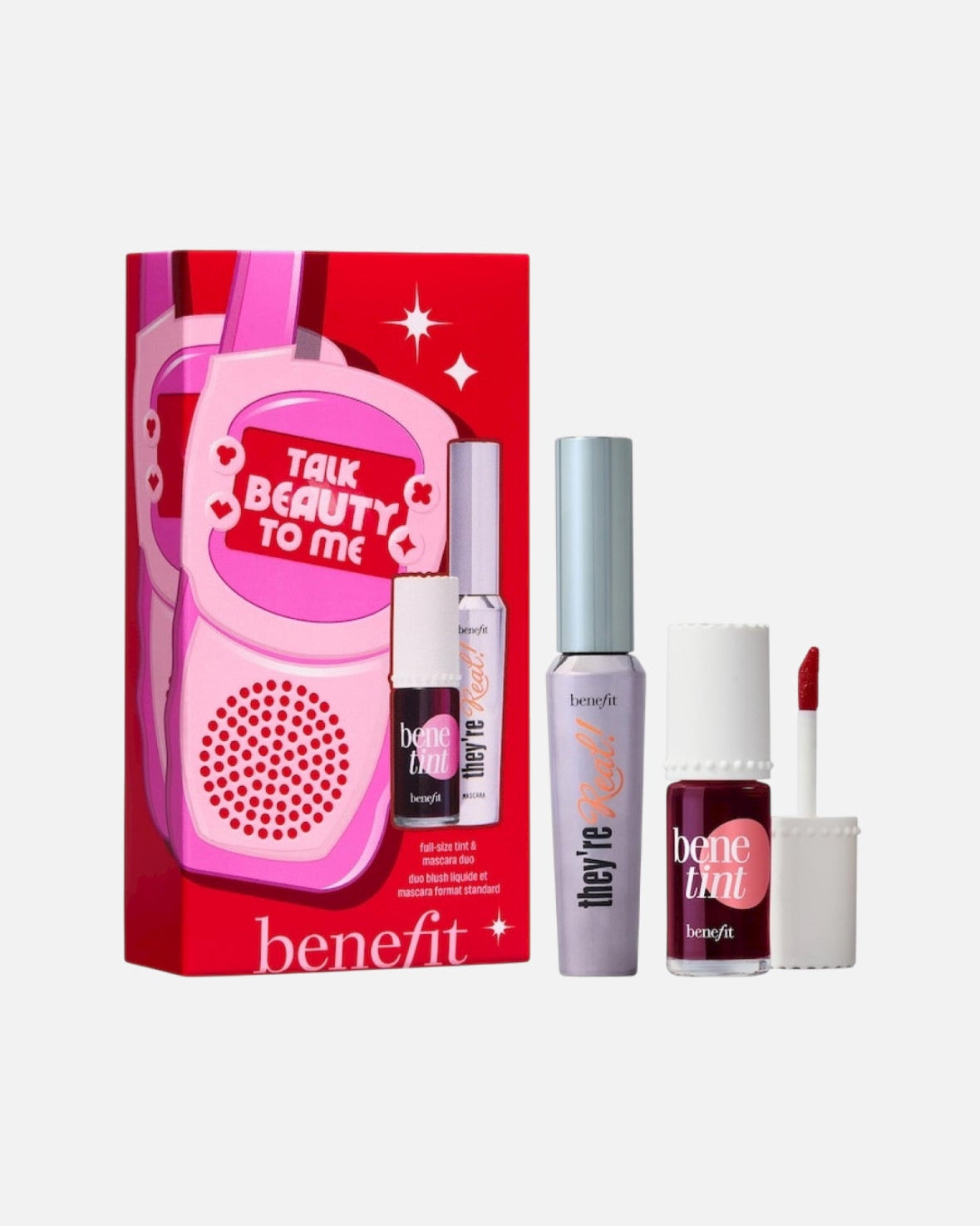 Benefit Cosmetics Talk Beauty To Me Benetint & They're Real Mascara Duo Gift Set