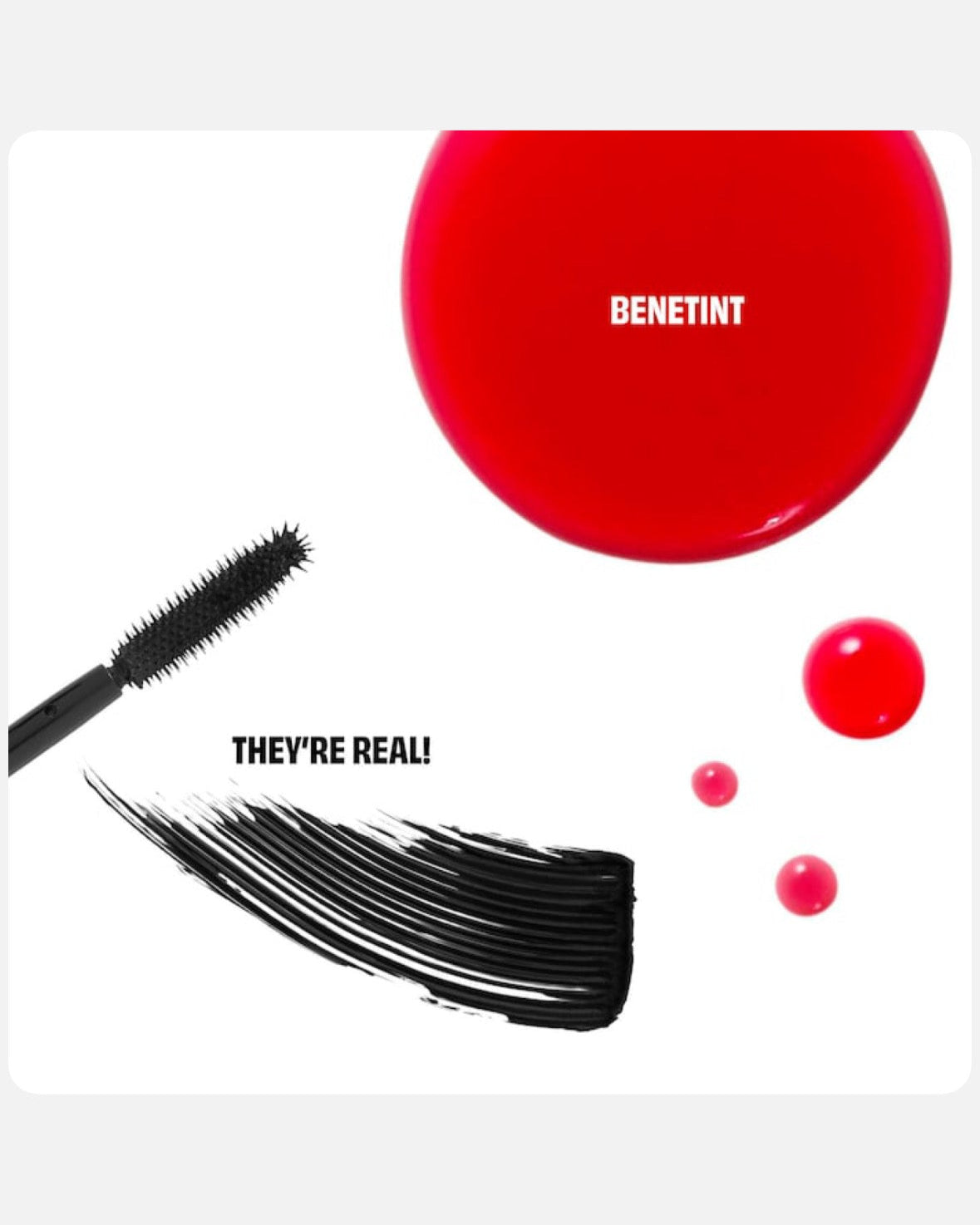Benefit Cosmetics Talk Beauty To Me Benetint & They're Real Mascara Duo Gift Set