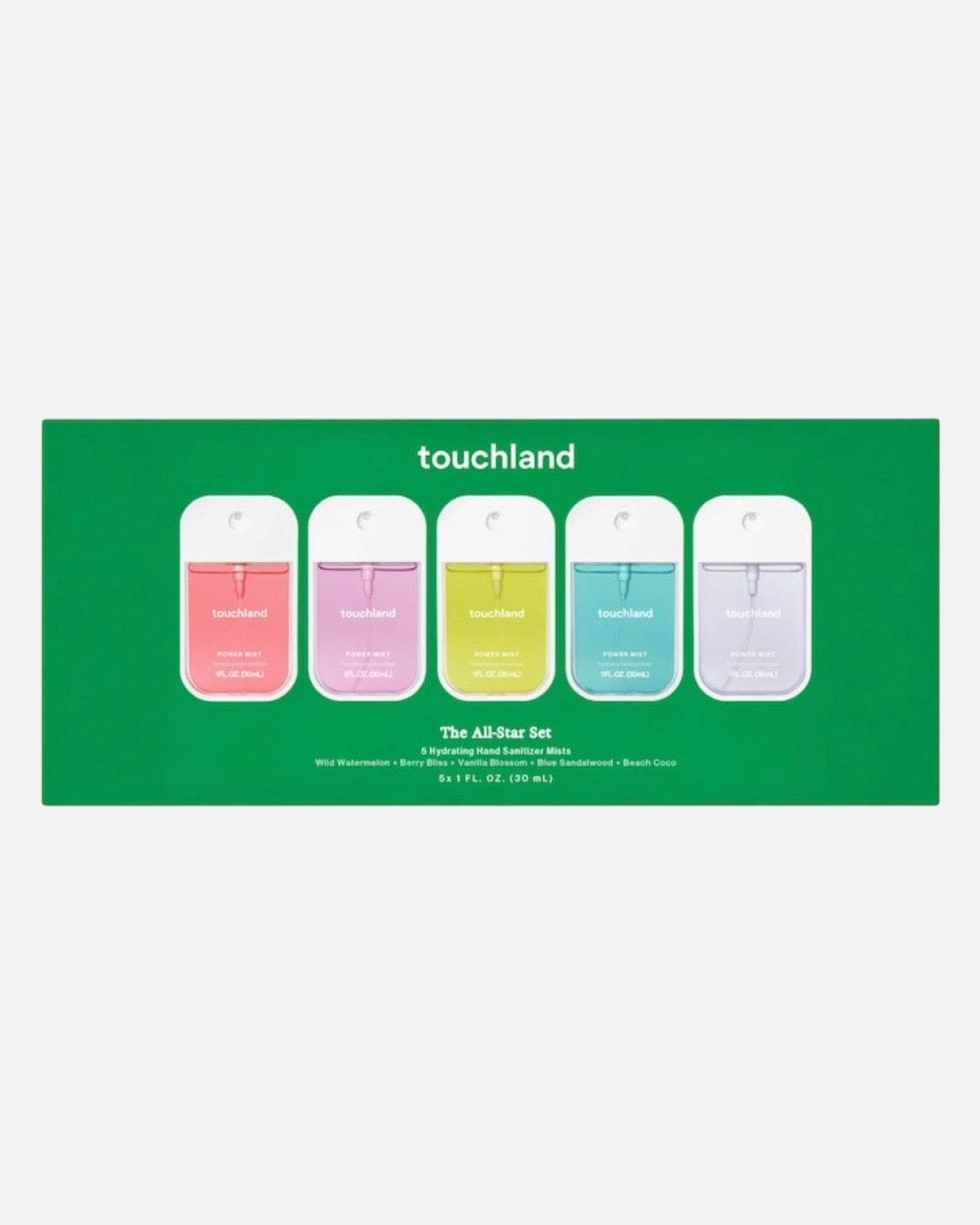 Touchland  The All Star Gift Set (5 pack Hand Sanitizers)