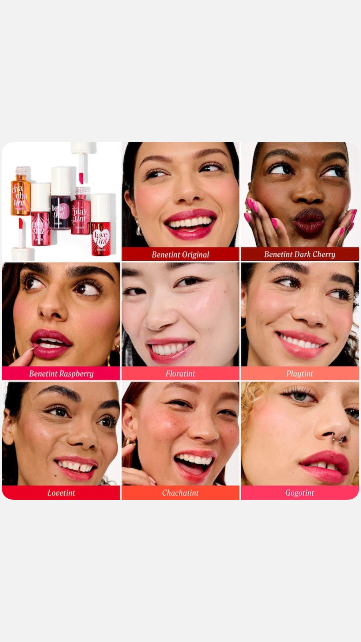 Benefit Cosmetics Benetint Liquid Lip + Cheek Blush Stain