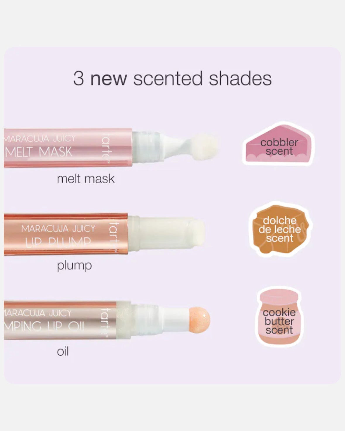 tarte lil' treats maracuja juicy lip trio