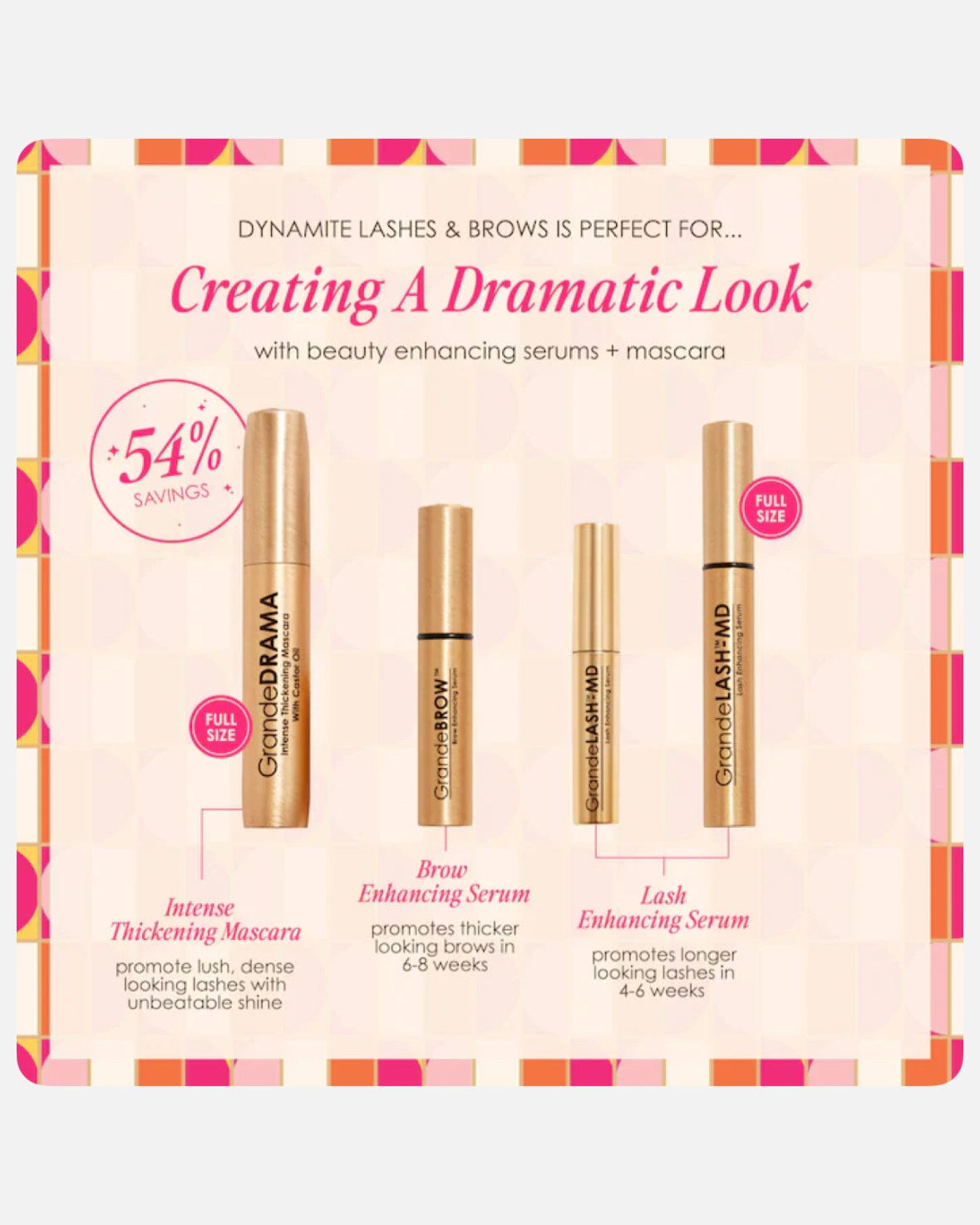 Grande Cosmetics Dynamite Lashes & Brows Holiday Gift Set