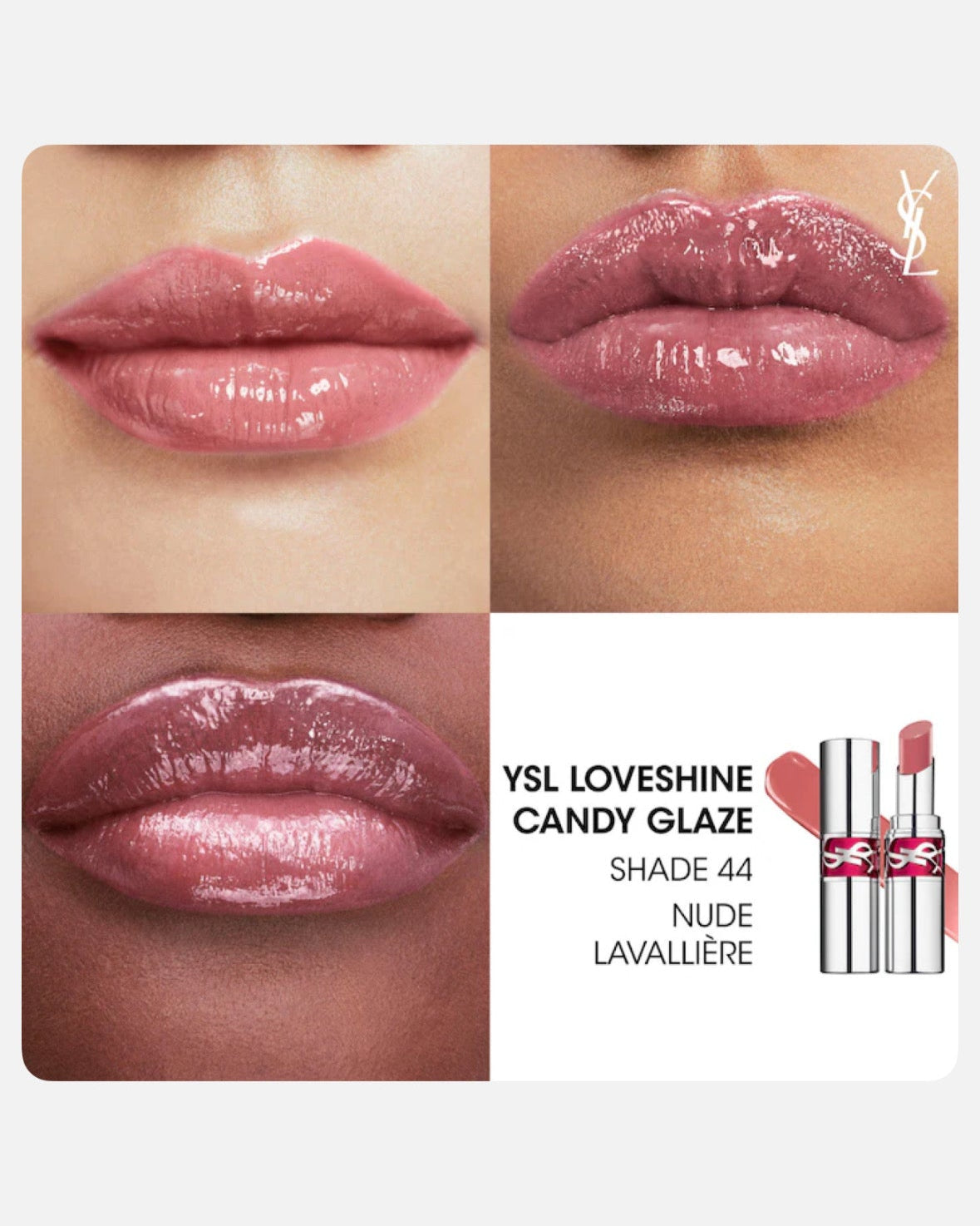 Yves Saint Laurent YSL Candy Glaze Lip Gloss Stick Duo