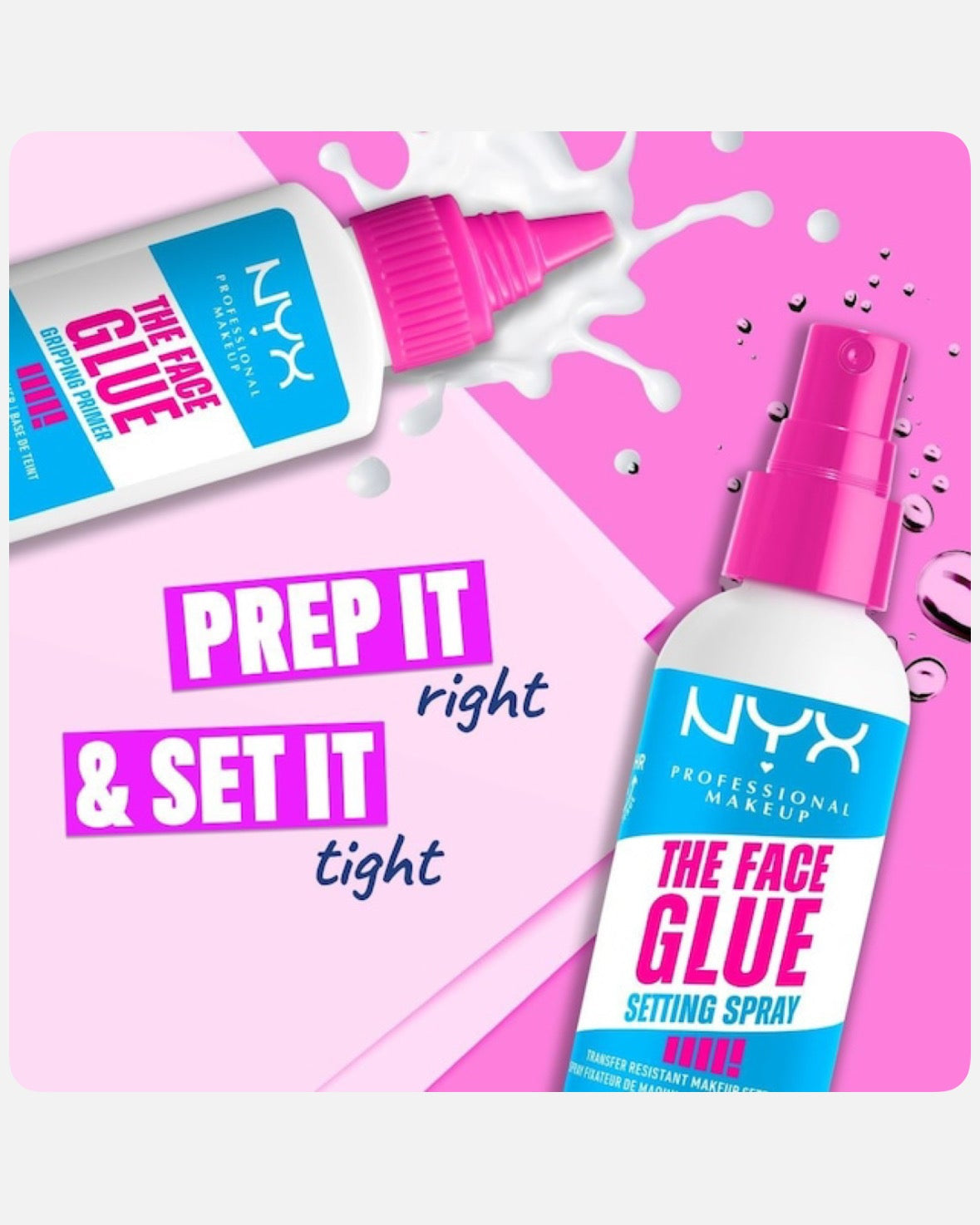 Nyx The Face Glue Extreme Hold Fixing Spray