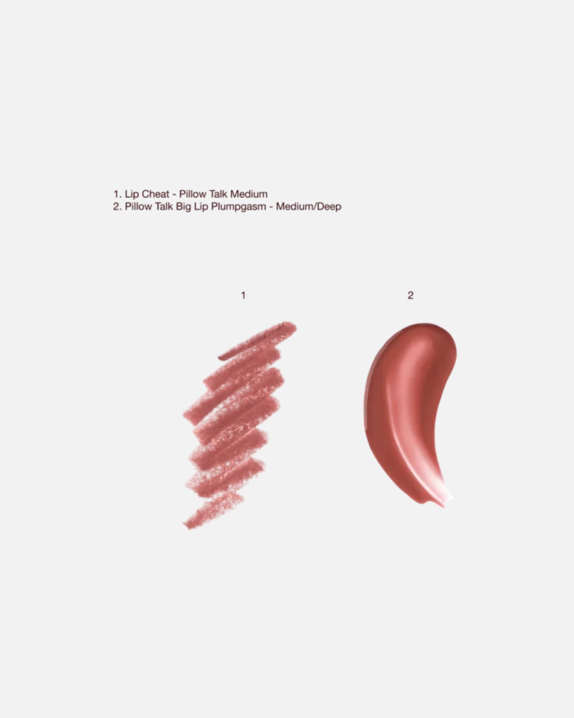 Charlotte Tilbury Mini Pillow Talk Plumpgasm Lip Liner and Lip Gloss Set