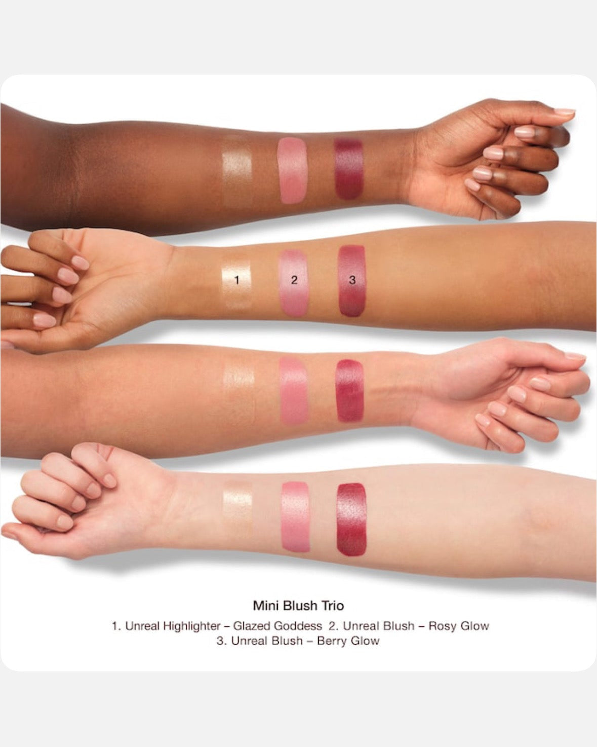 Charlotte Tilbury Mini Unreal Blush + Glow Trio