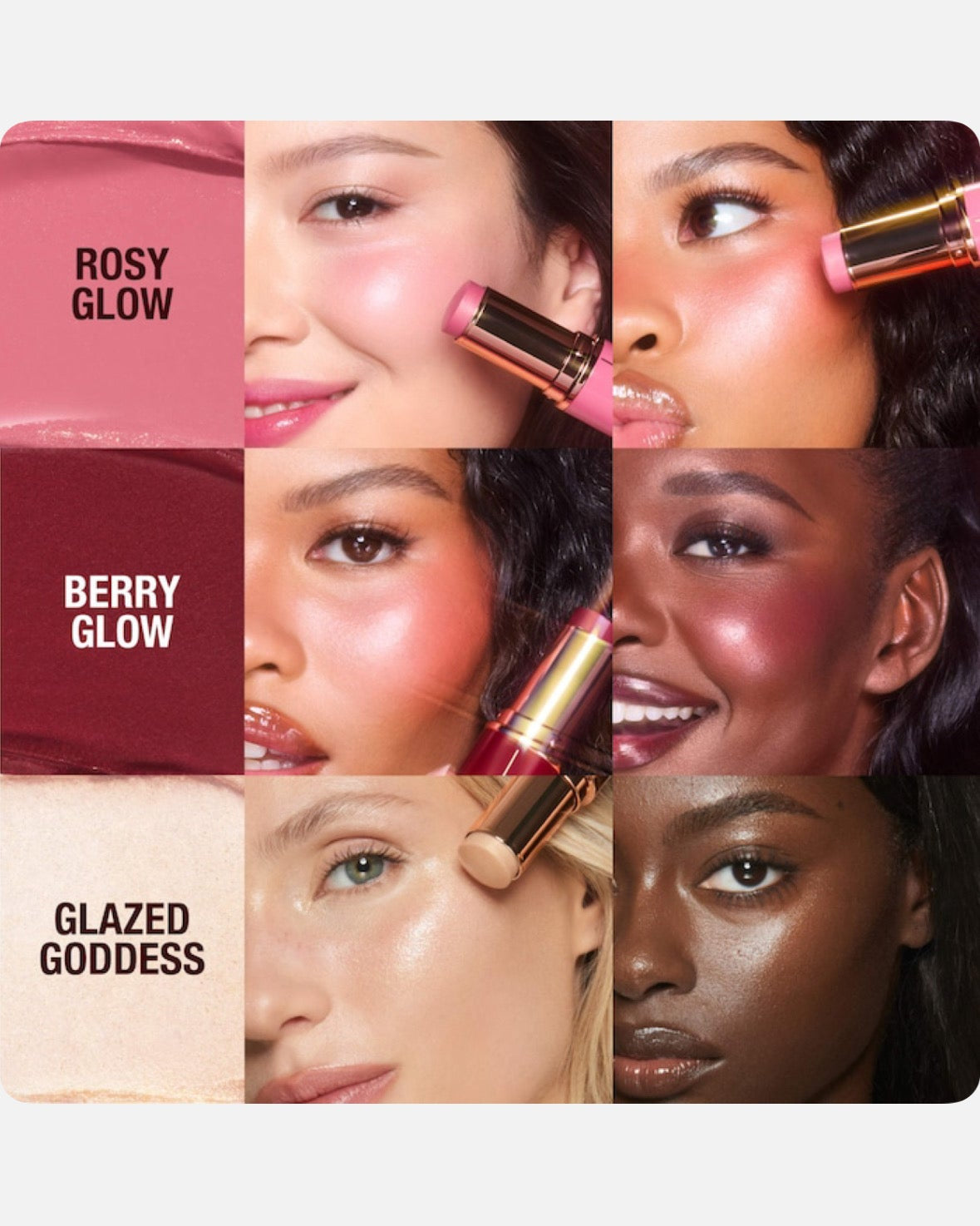 Charlotte Tilbury Mini Unreal Blush + Glow Trio