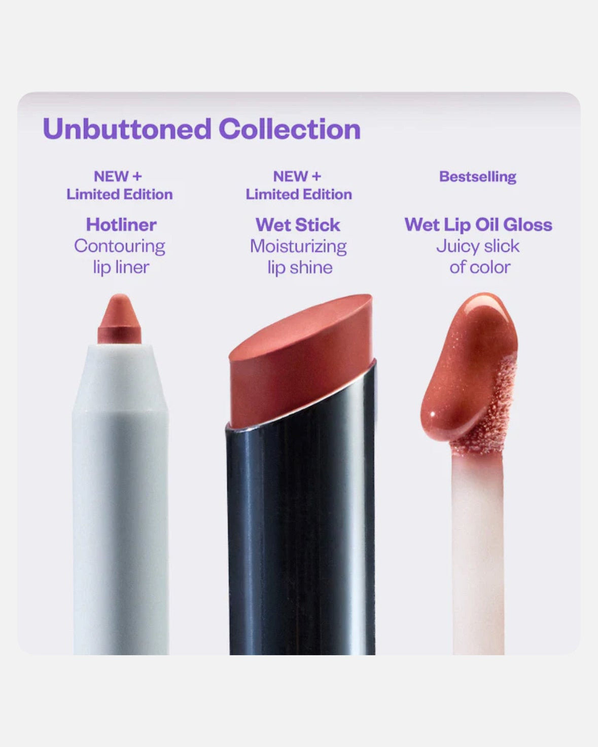 Kosas Unbuttoned Lip Set