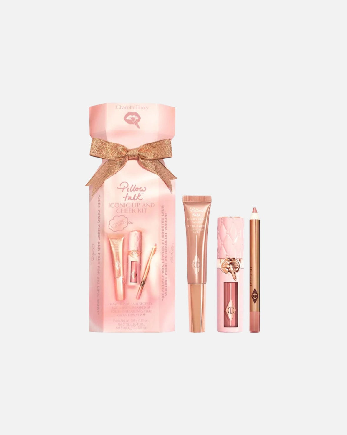 Charlotte Tilbury Lip and Cheek Trio Makeup Gift Set