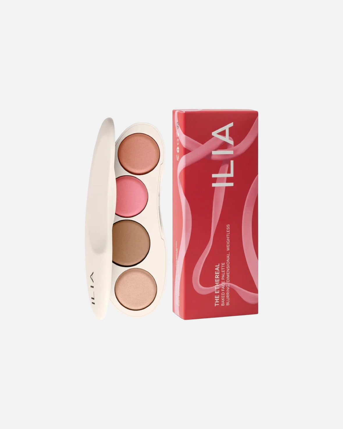 ILIA The Ethereal Baked Face Palette - Long-Wear Bronzer, Highlighter & Blush