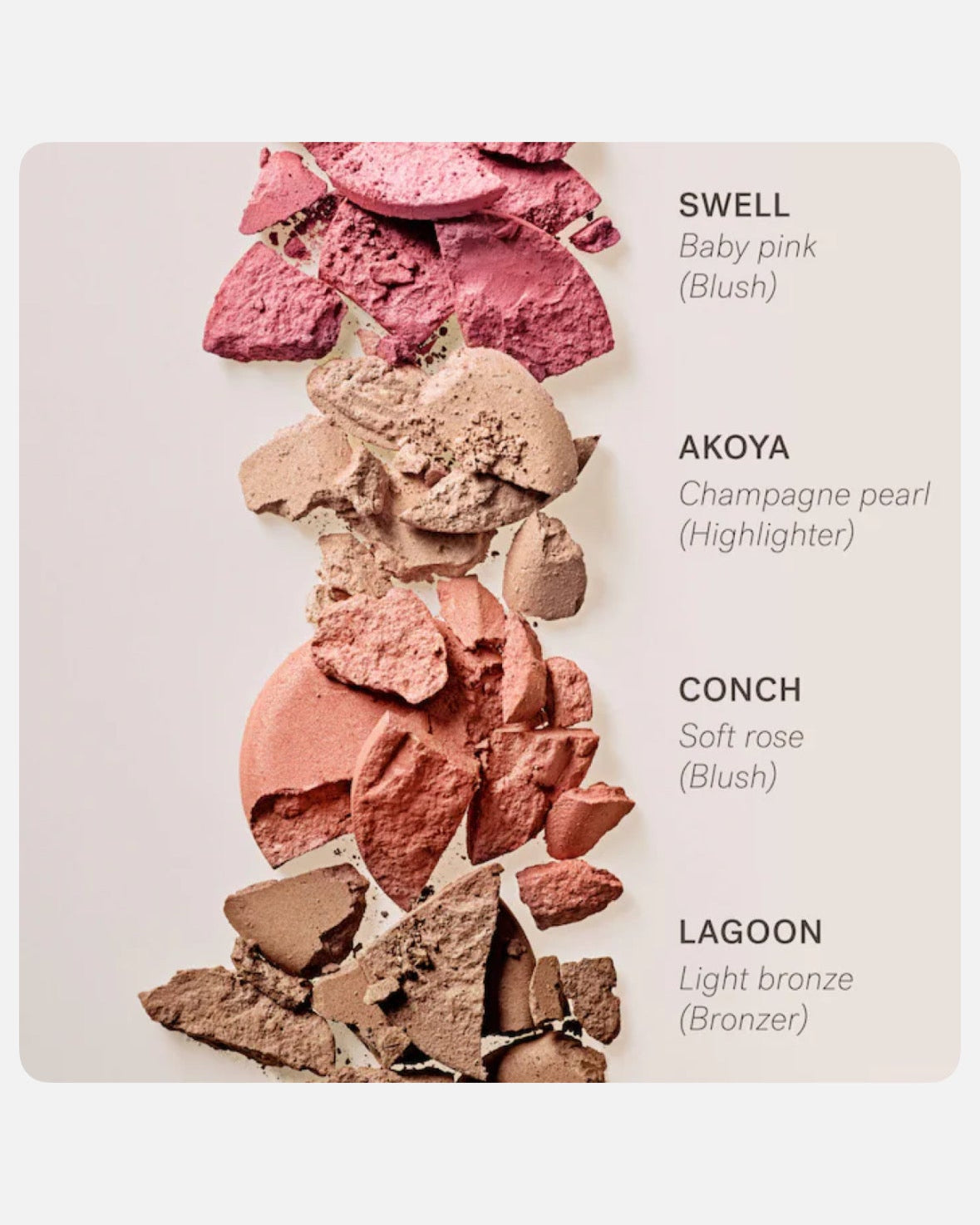 ILIA The Ethereal Baked Face Palette - Long-Wear Bronzer, Highlighter & Blush