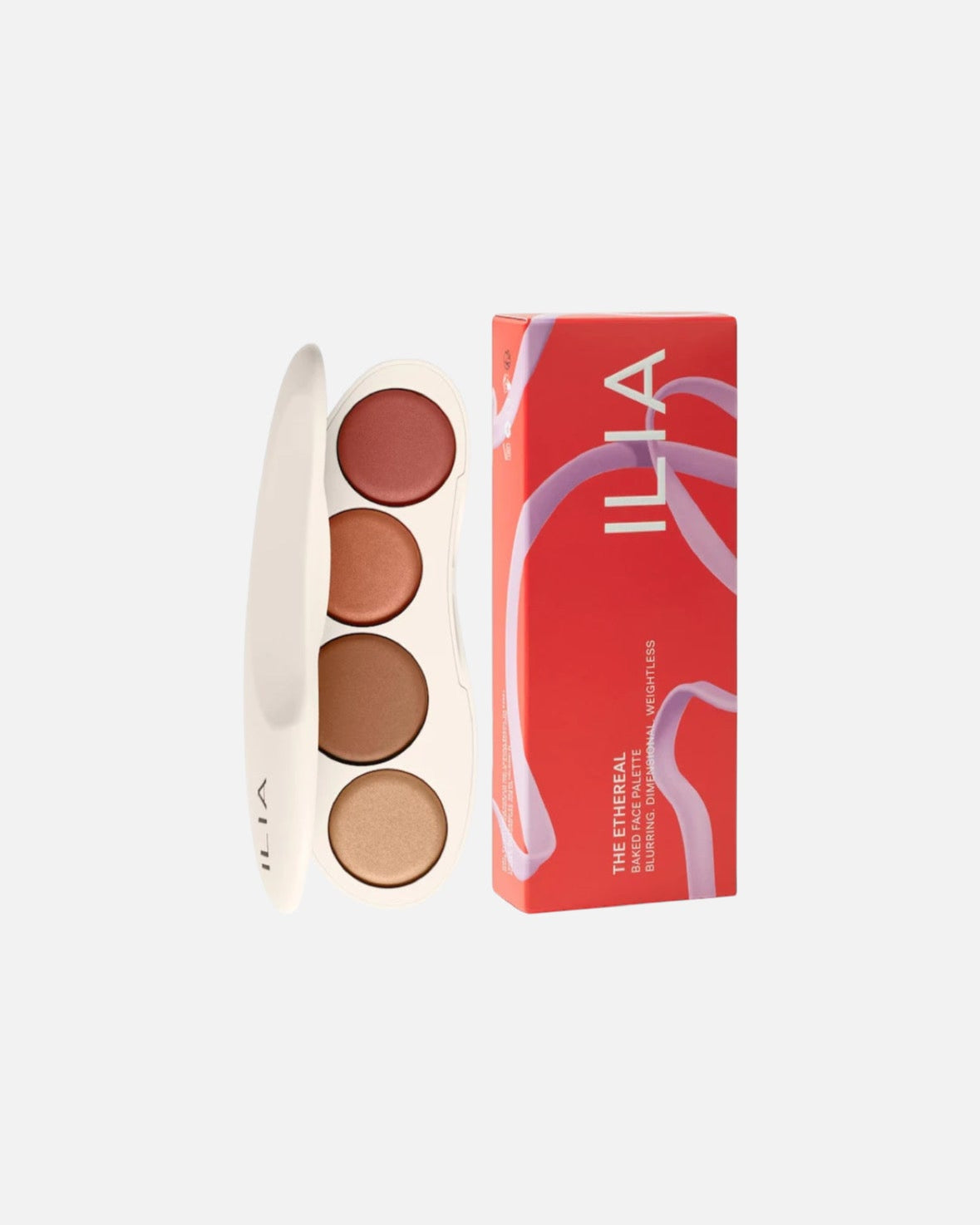 ILIA The Ethereal Baked Face Palette - Long-Wear Bronzer, Highlighter & Blush
