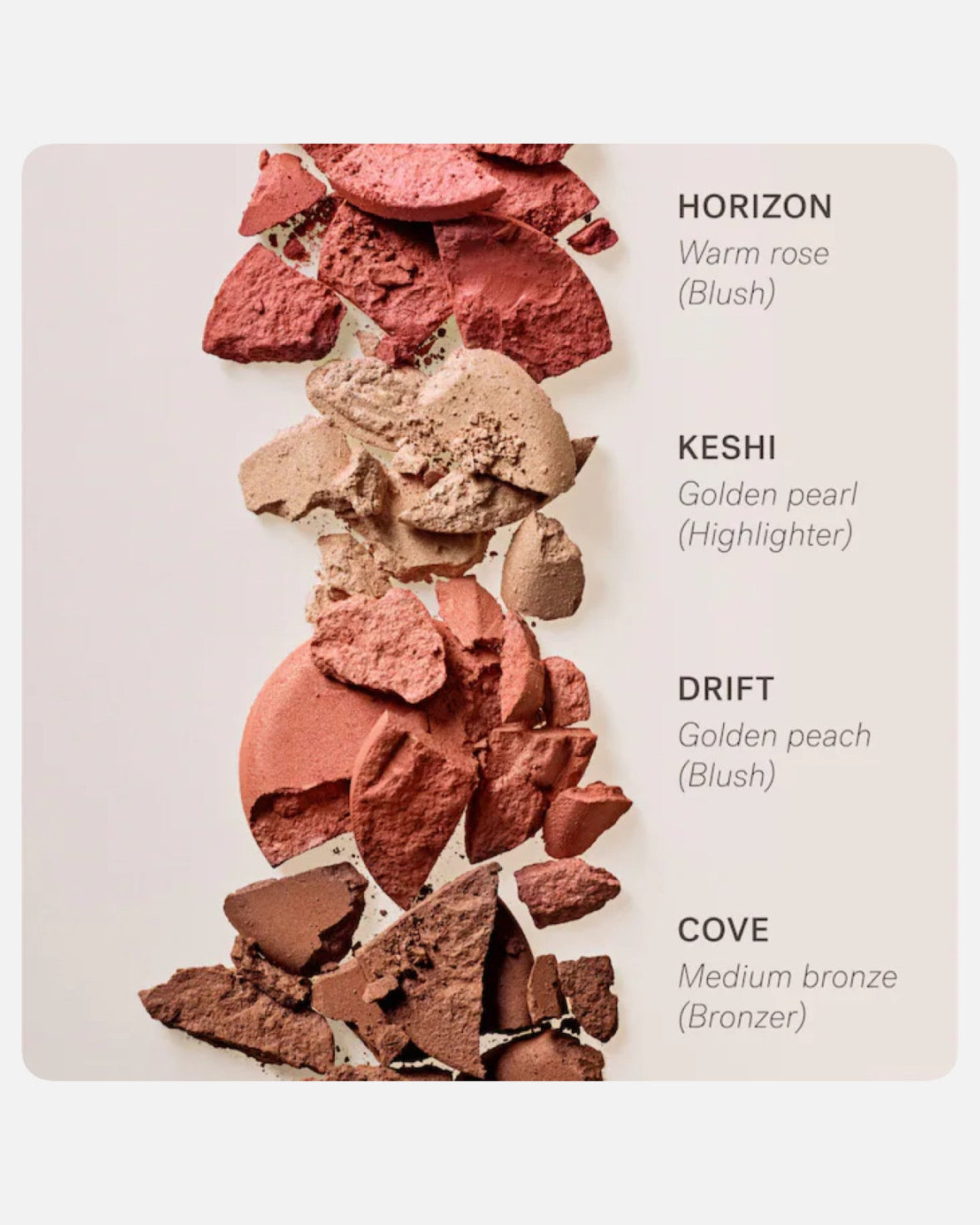 ILIA The Ethereal Baked Face Palette - Long-Wear Bronzer, Highlighter & Blush