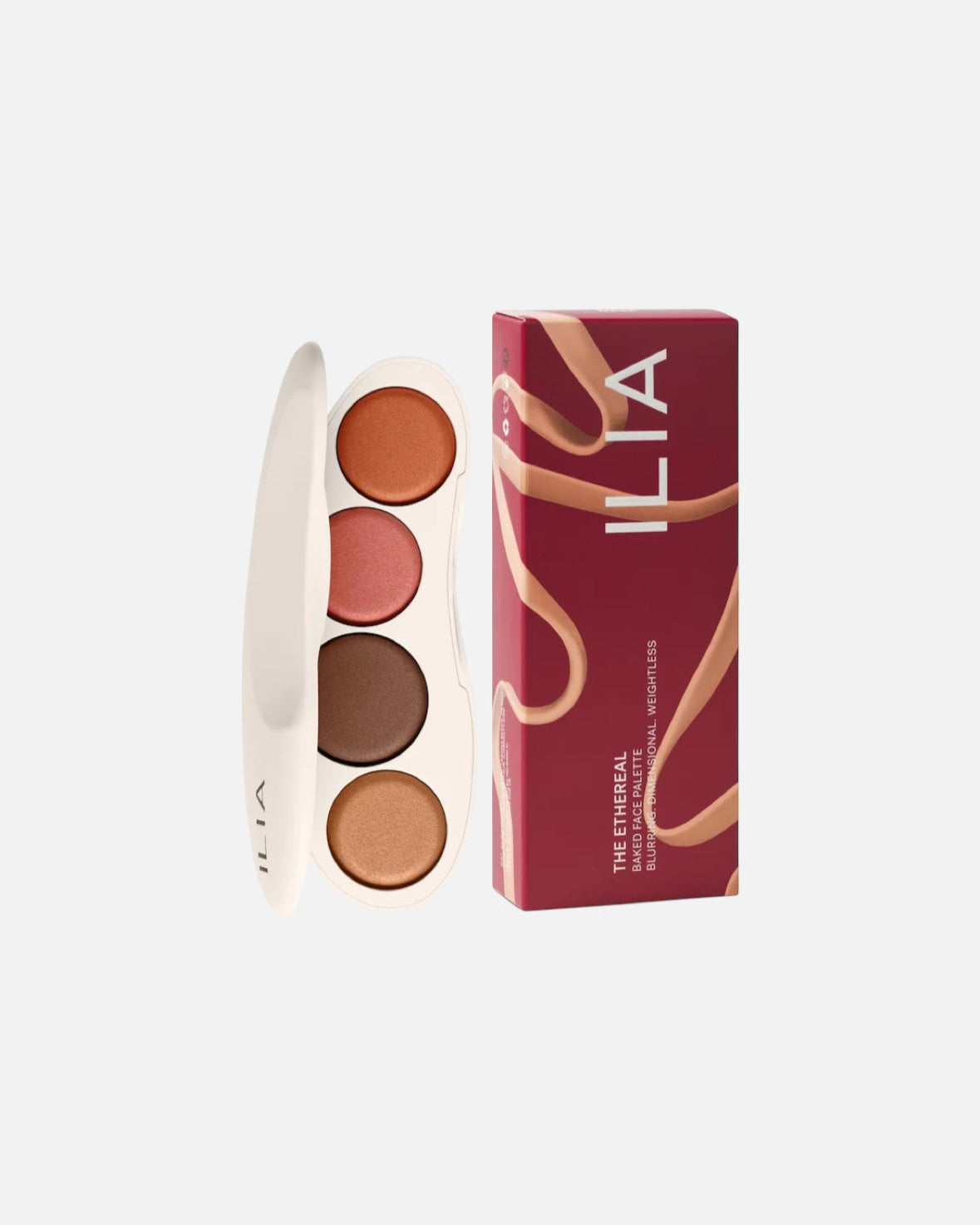 ILIA The Ethereal Baked Face Palette - Long-Wear Bronzer, Highlighter & Blush