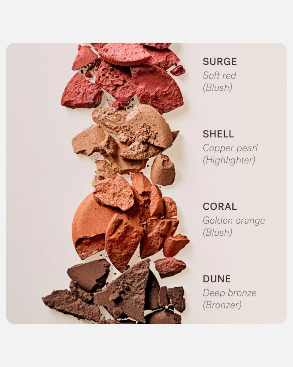 ILIA The Ethereal Baked Face Palette - Long-Wear Bronzer, Highlighter & Blush