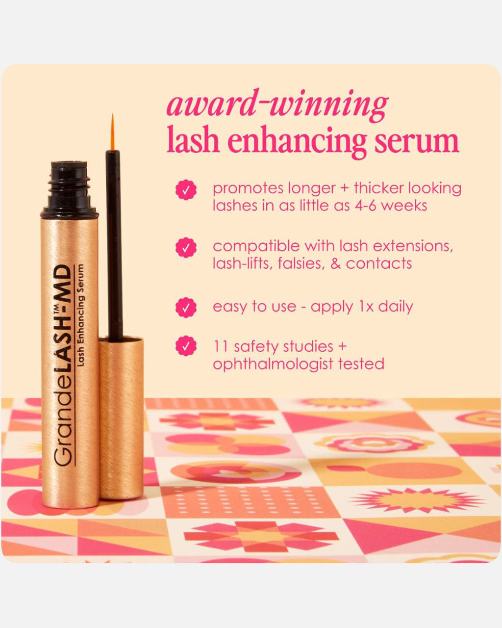 Grande Cosmetics Mini Cult Faves Lash and Brow Serum Set