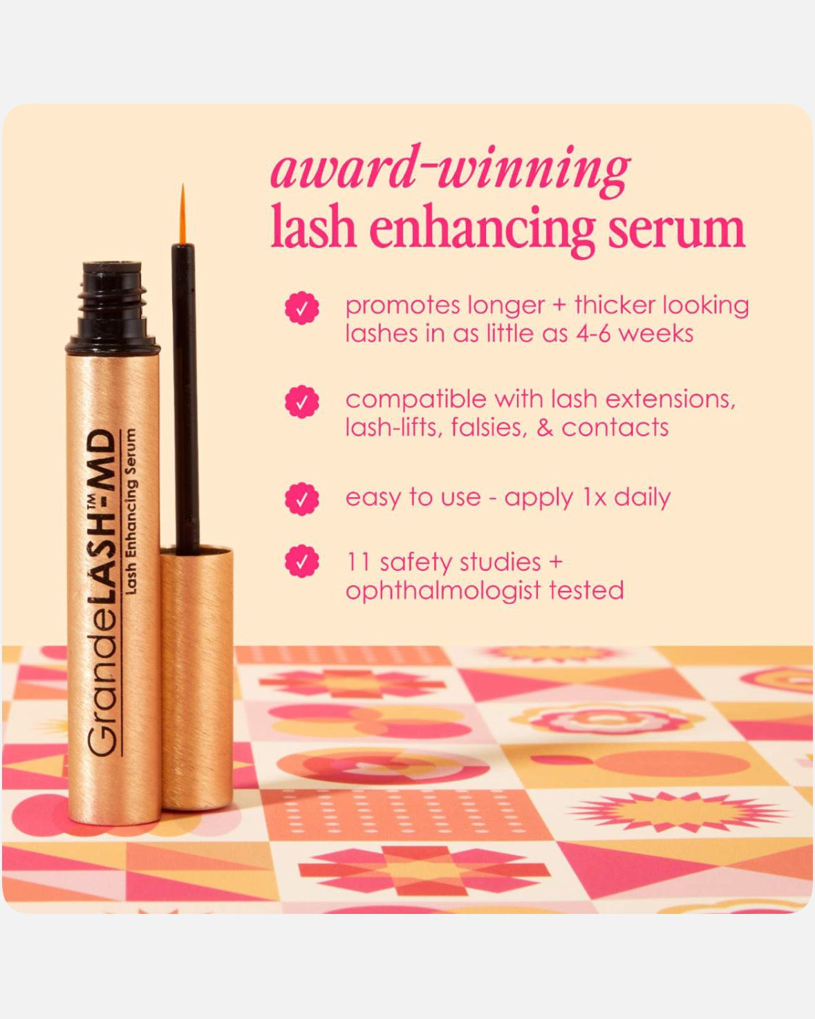 Grande Cosmetics Mini Cult Faves Lash and Brow Serum Set