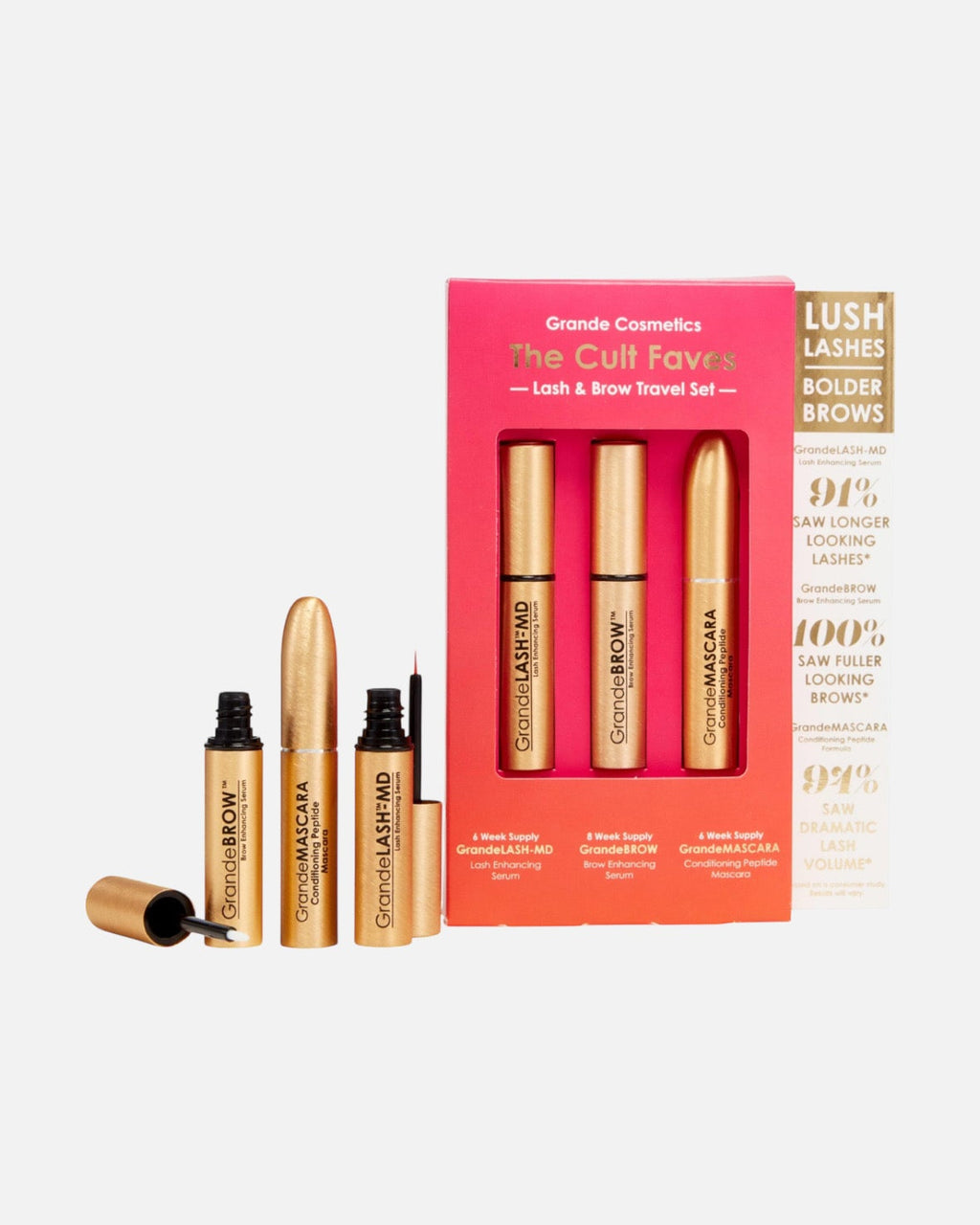Grande Cosmetics Mini Cult Faves Lash and Brow Serum Set