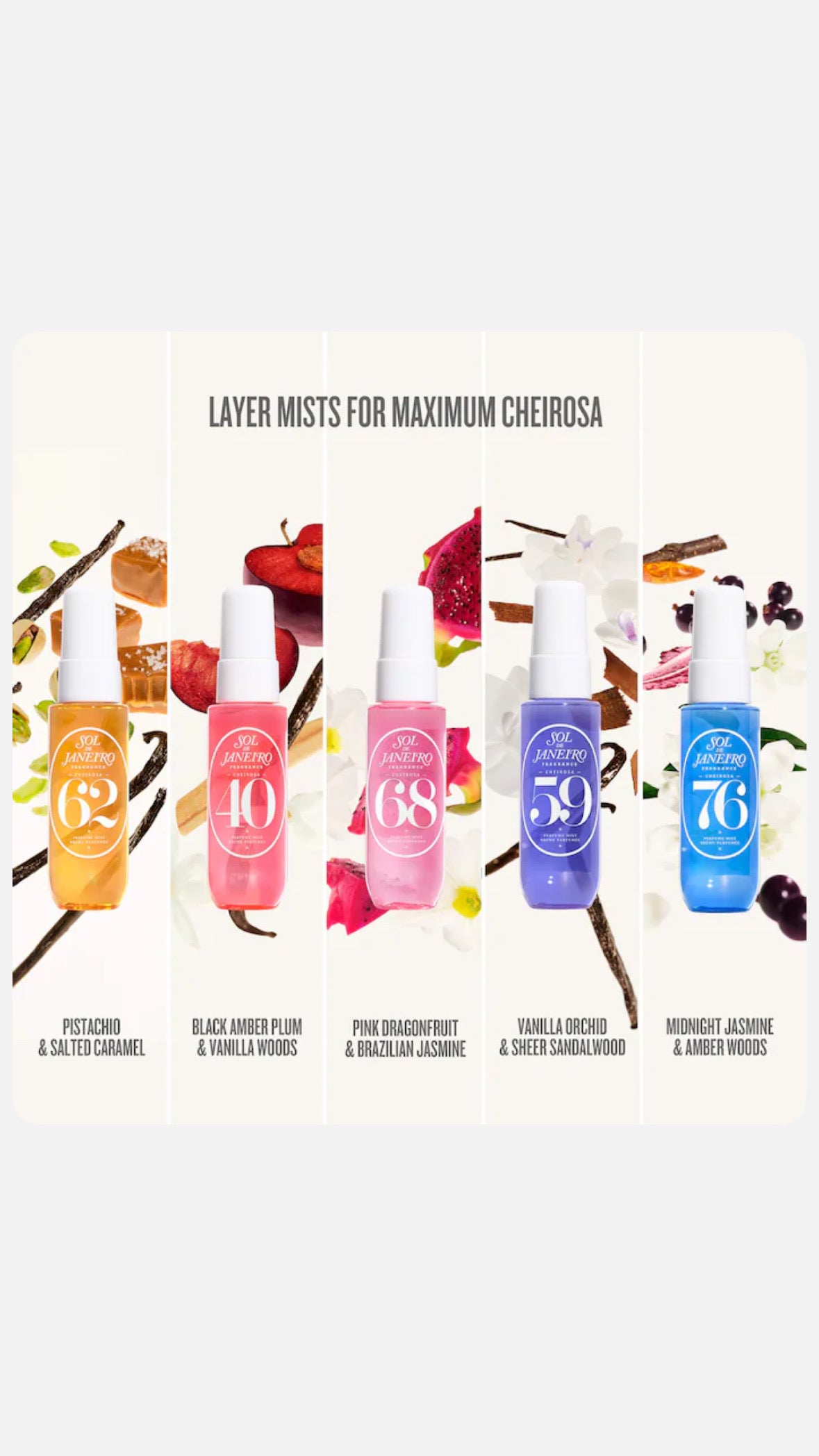 Sol de Janeiro  Spritz the Season Cheirosa Perfume Mist Gift Set