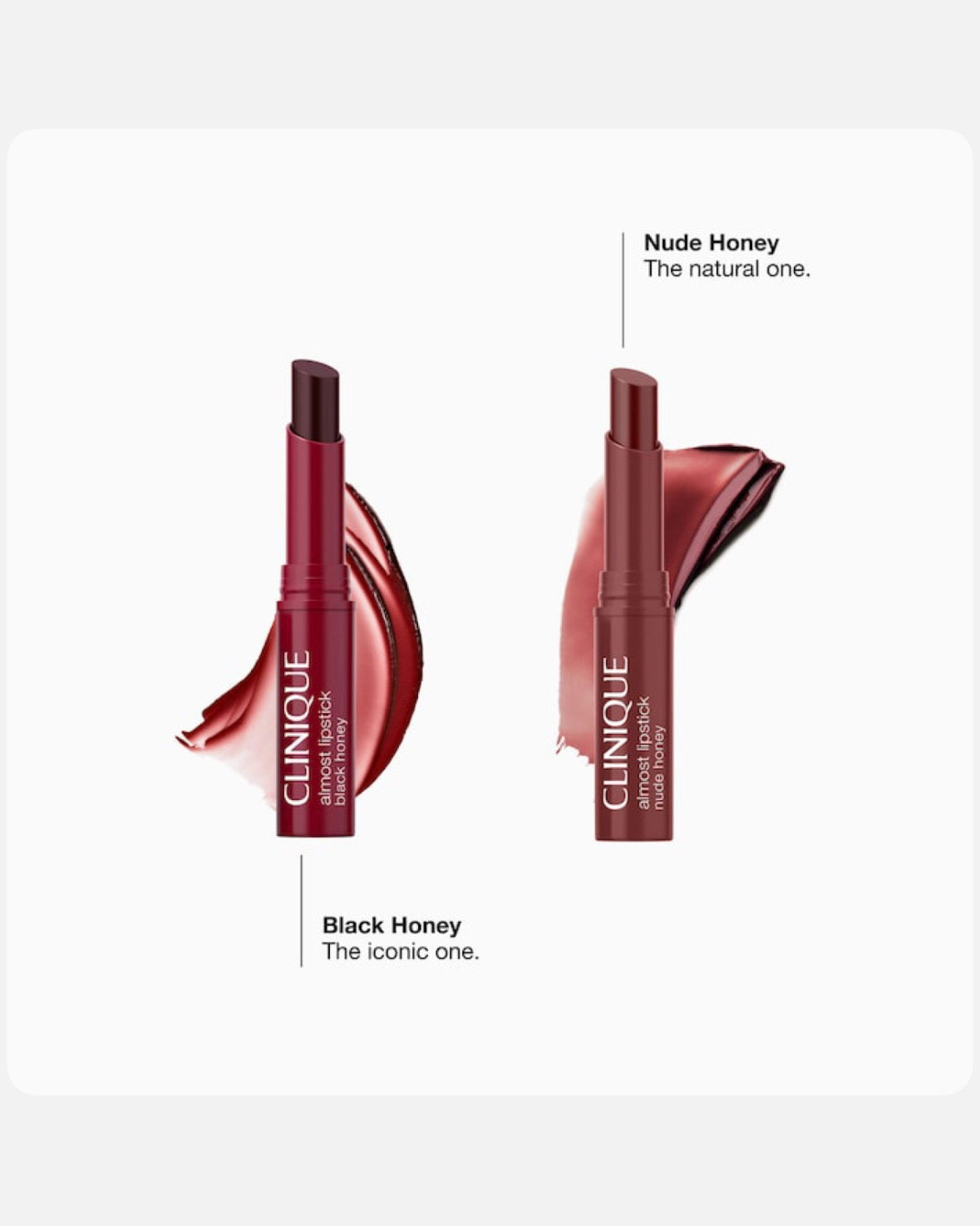 CLINIQUE Mini Black Honey Cult Classic Lip Duo Gift Set