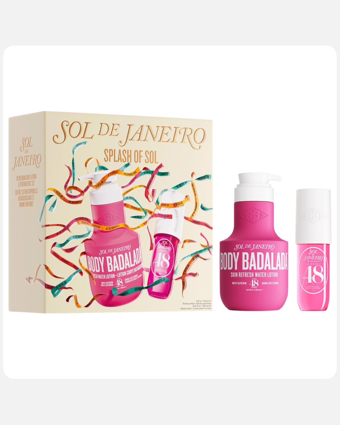 Sol de Janeiro Splash of Sol Refreshing Body Lotion & Body Mist Duo