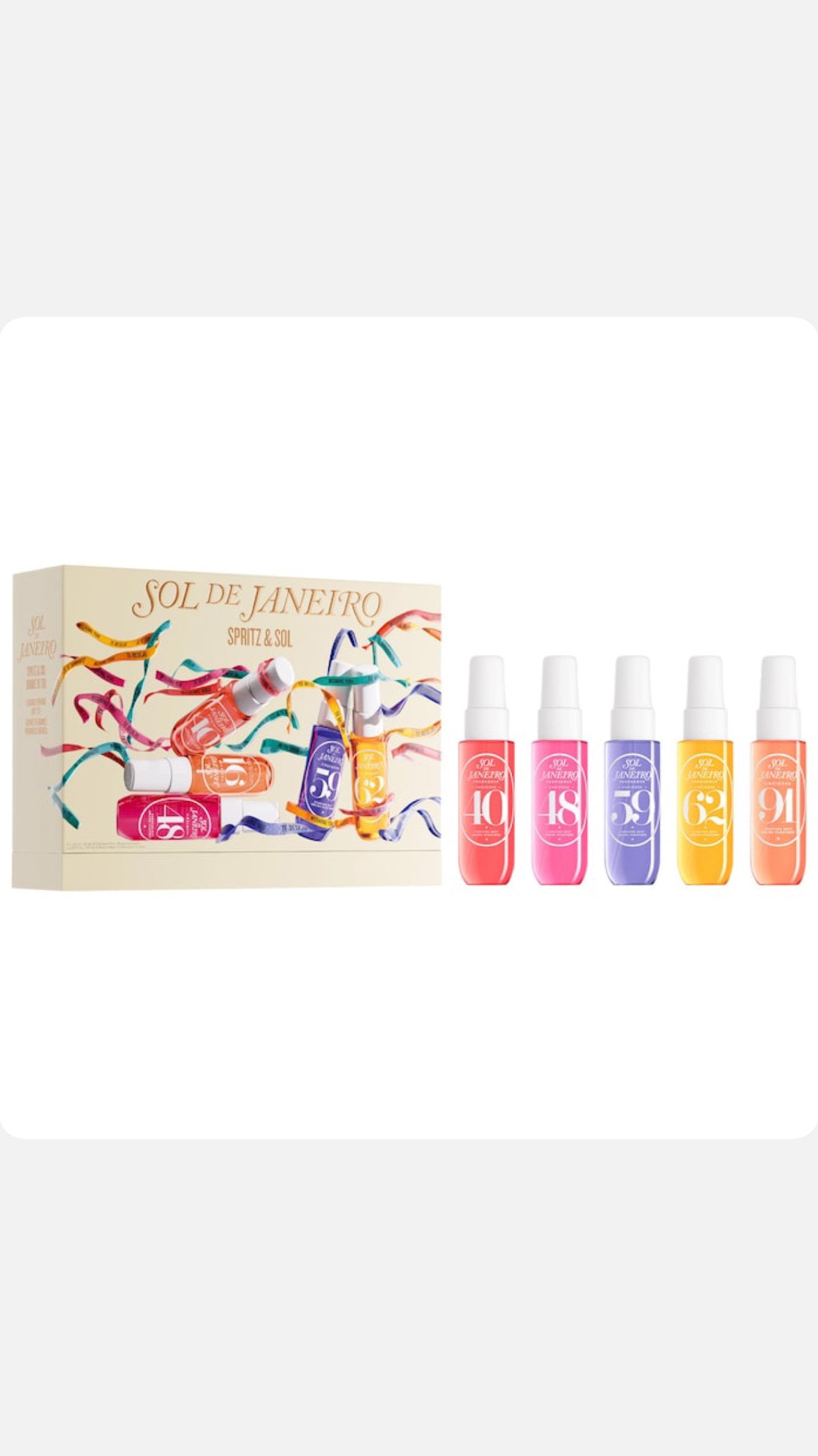 Sol de Janeiro Spritz & Sol Cheirosa Mini Perfume Mist Gift Set