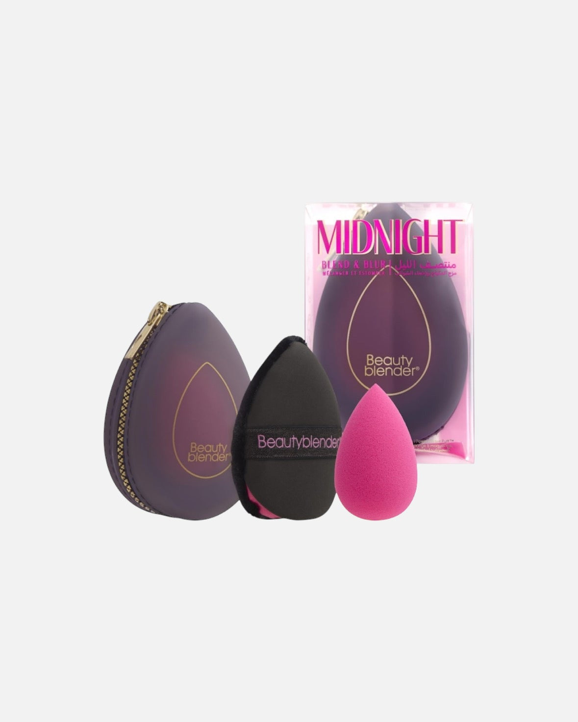 Beautyblender Midnight Blend & Blur Set with Powder Puff and Beautyblender®