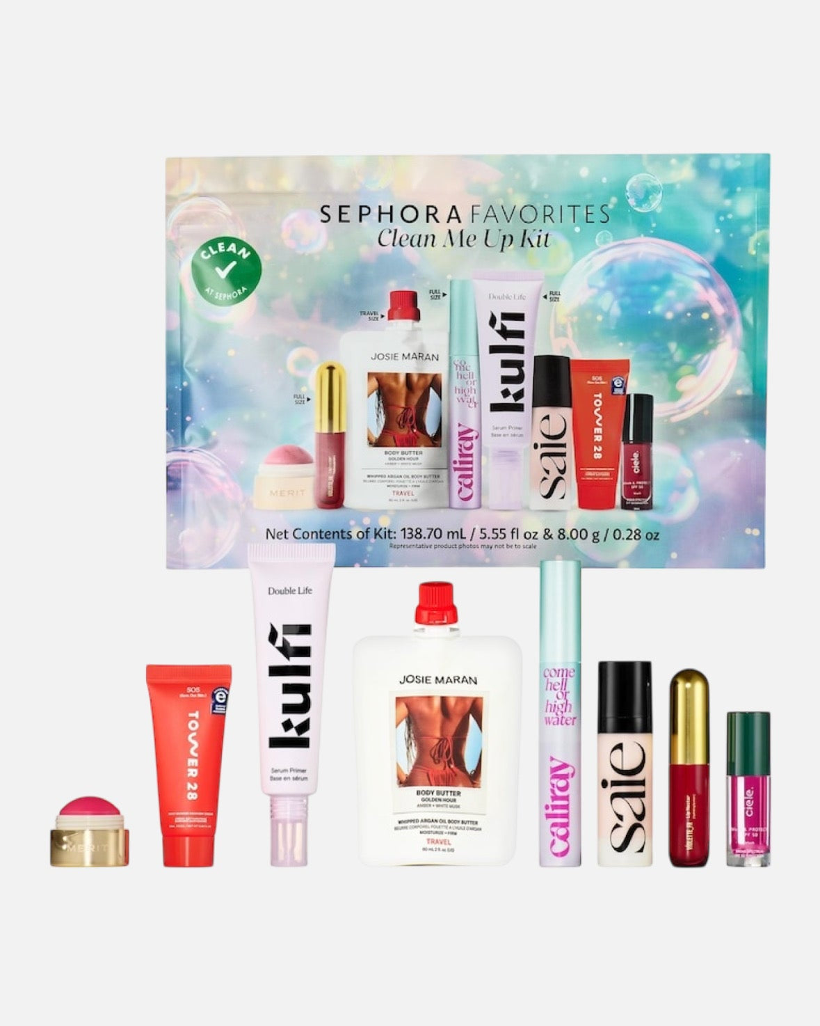 Sephora Favorites Clean Me Up Kit Makeup Value Set