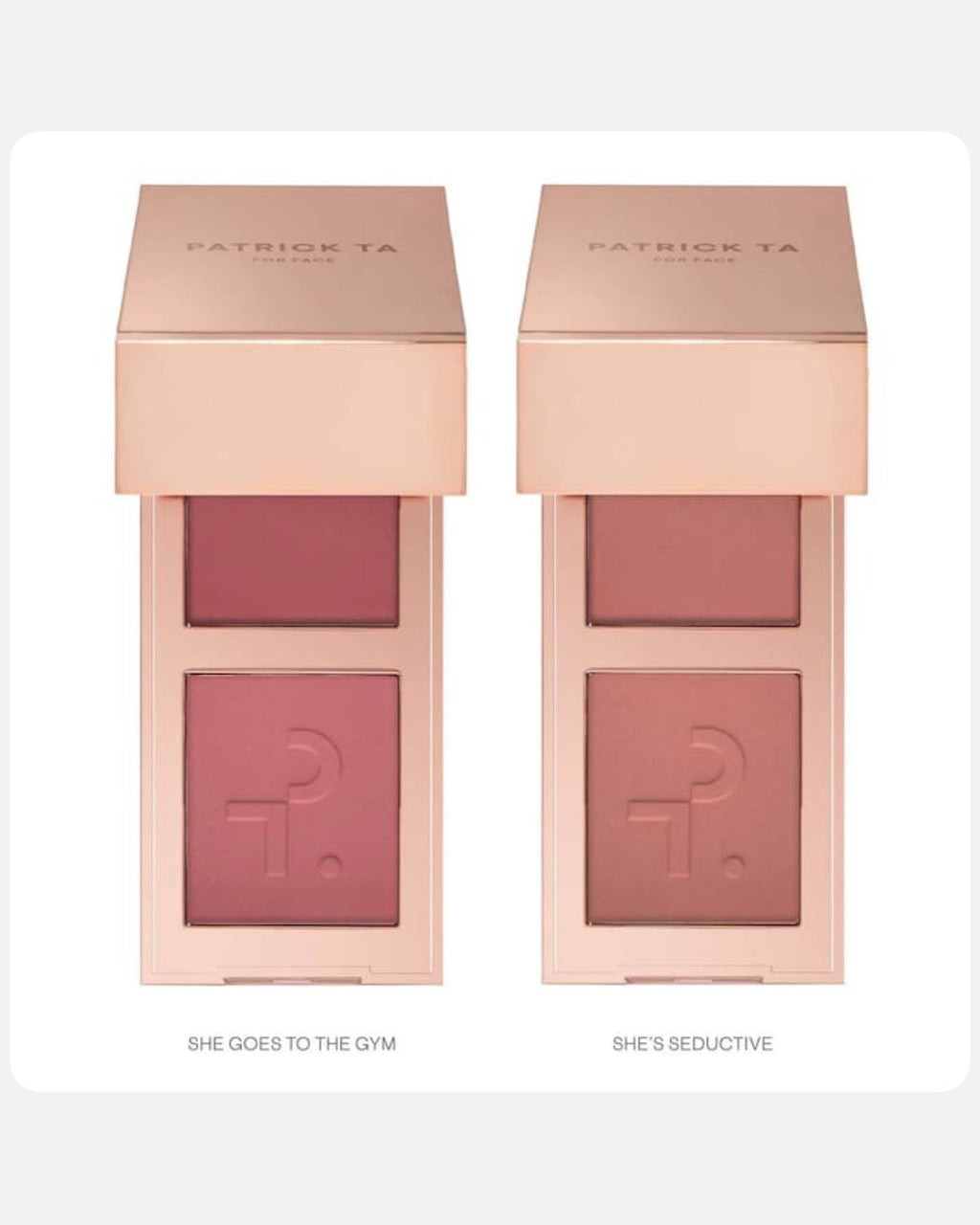 PATRICK TA Mini Must-Have Major Headlines Double-Take Crème & Powder Blush Duo Set
