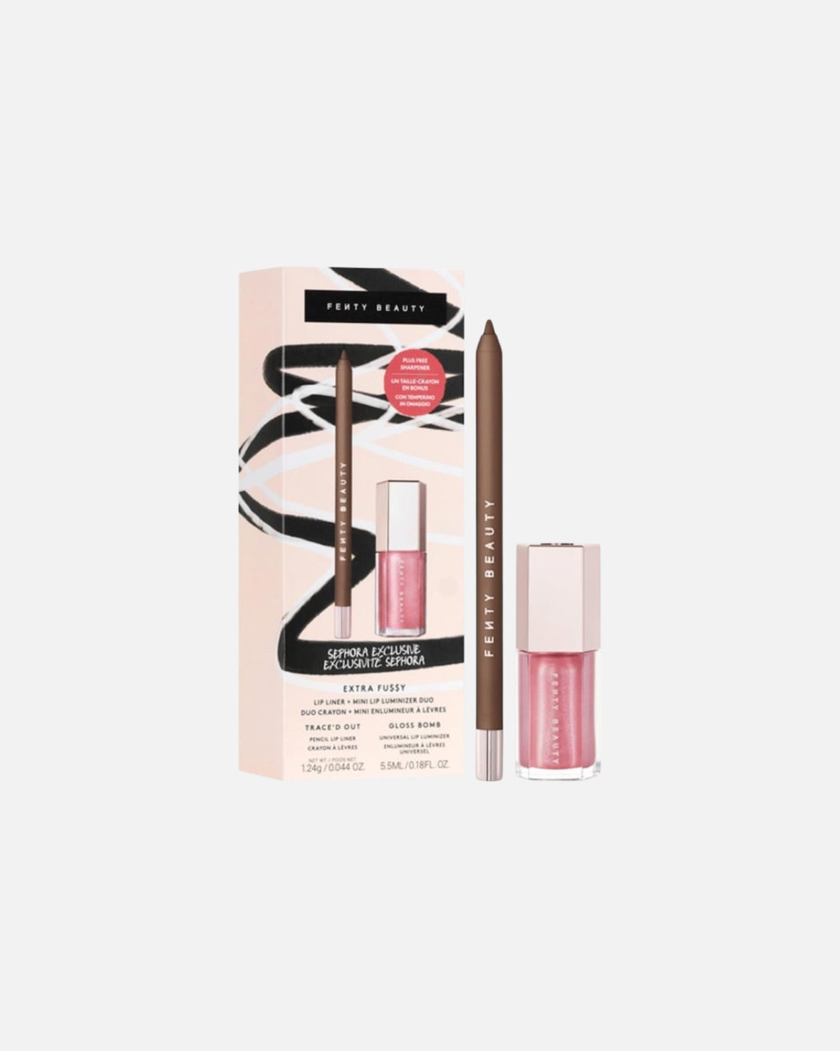 Fenty Beauty by Rihanna Extra Fu$$y Lip Liner + Mini Lip Luminizer Duo