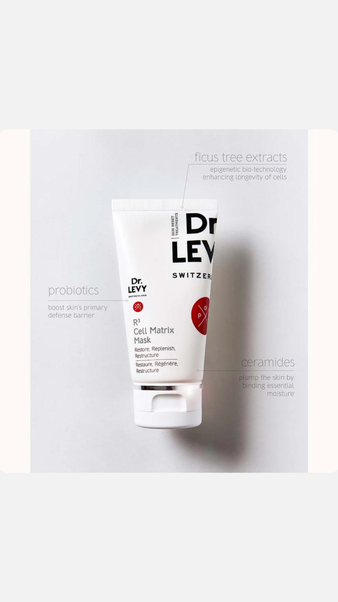 Dr. LEVY Switzerland R3 Cell Matrix Mask 50ml
