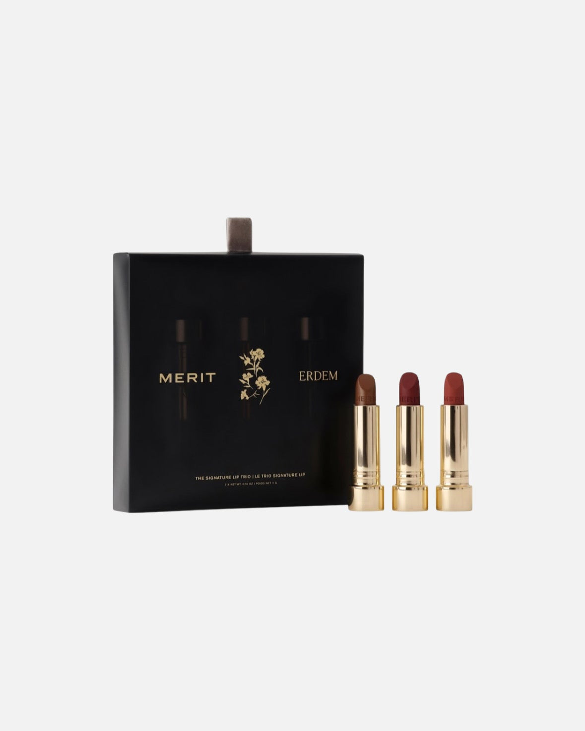 MERIT x Erdem Signature Lip Gift Set