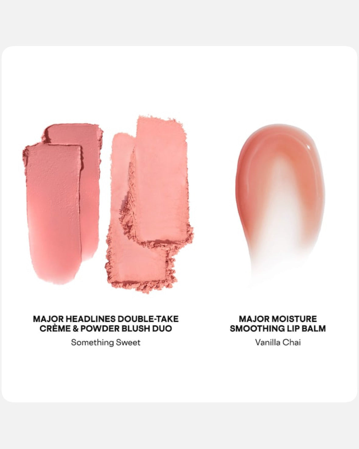 PATRICK TA Major Headlines Double-Take Crème & Powder Blush Duo & Lip Balm Makeup Gift Set