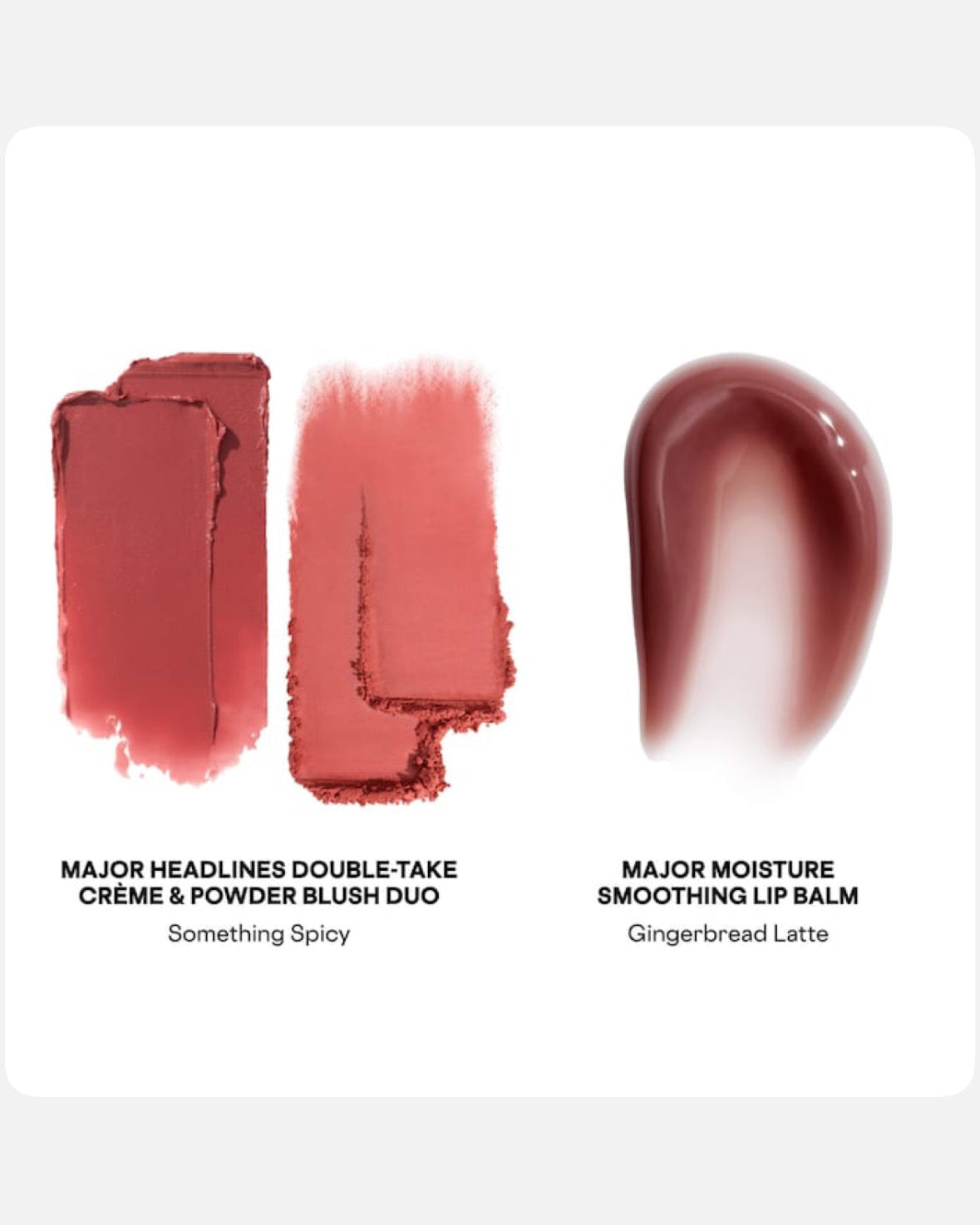 PATRICK TA Major Headlines Double-Take Crème & Powder Blush Duo & Lip Balm Makeup Gift Set