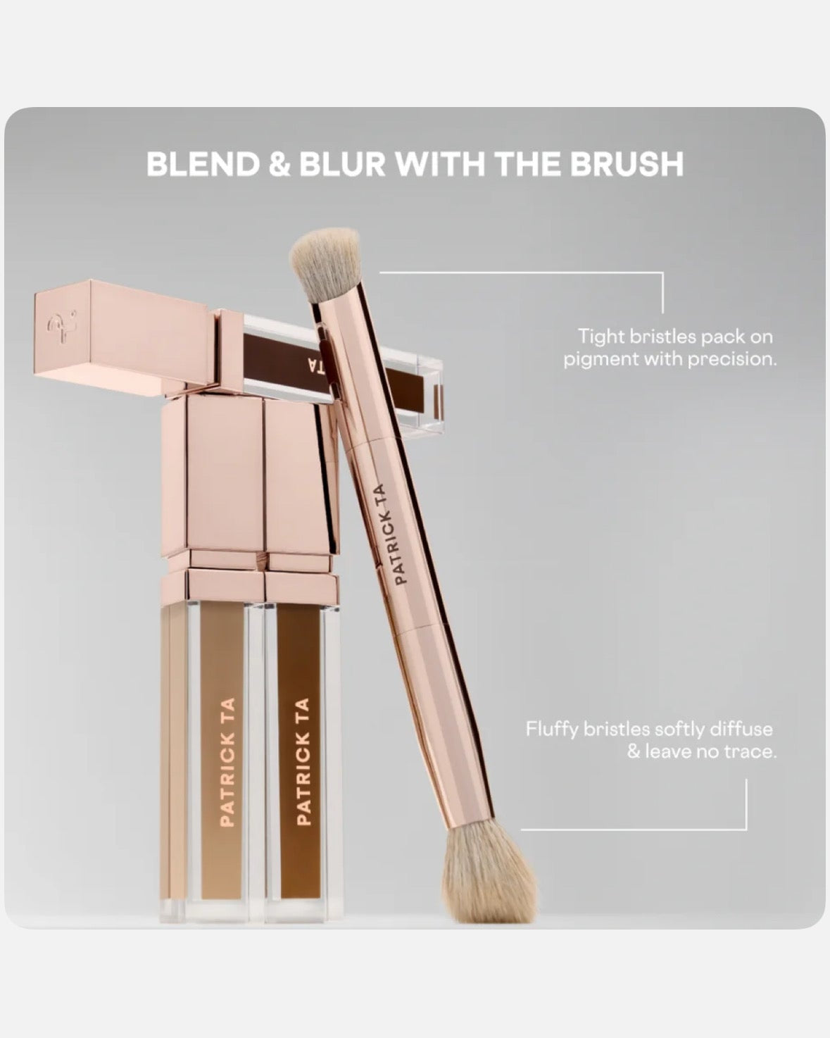 Patrick Ta Dual-Ended Concealer Brush