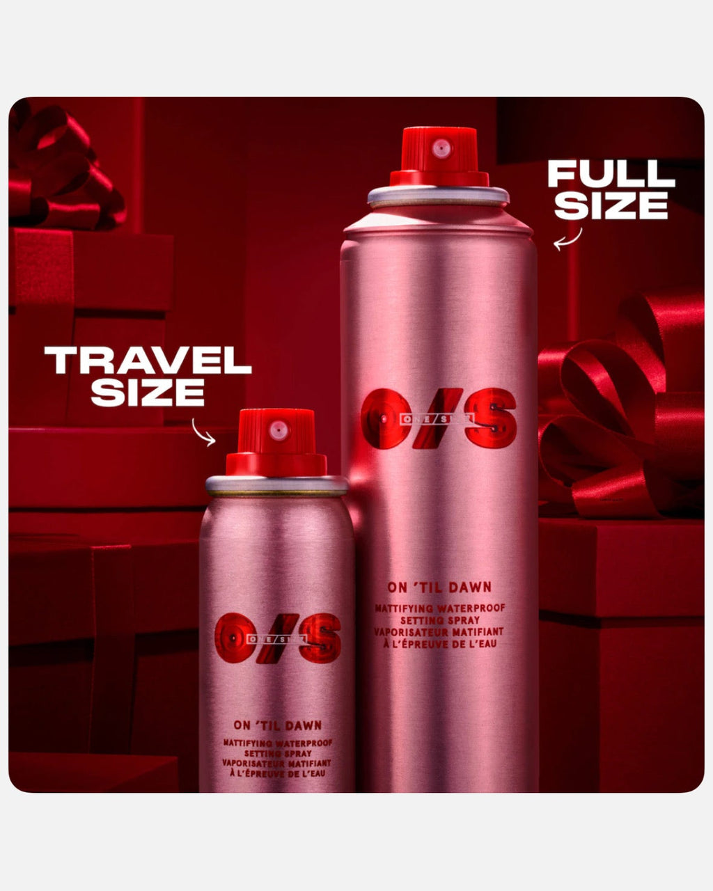 ONE/SIZE by Patrick Starrr On 'Til Dawn Mattifying Waterproof Setting Spray Big & Bitty Duo