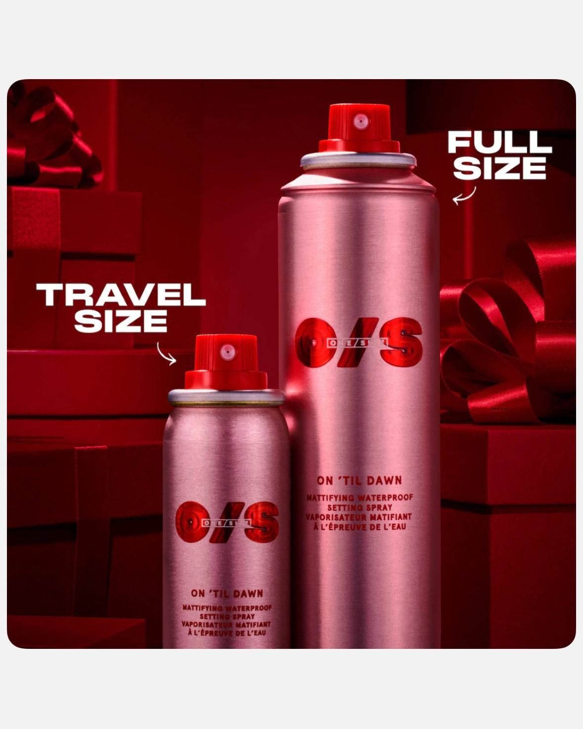 ONE/SIZE by Patrick Starrr On 'Til Dawn Mattifying Waterproof Setting Spray Big & Bitty Duo