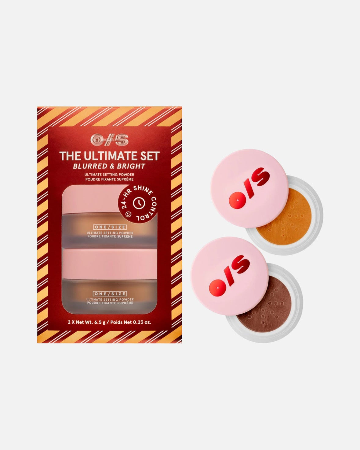 ONE/SIZE by Patrick Starrr Ultimate Blurring Setting Powder Blurred & Bright Travel Duo