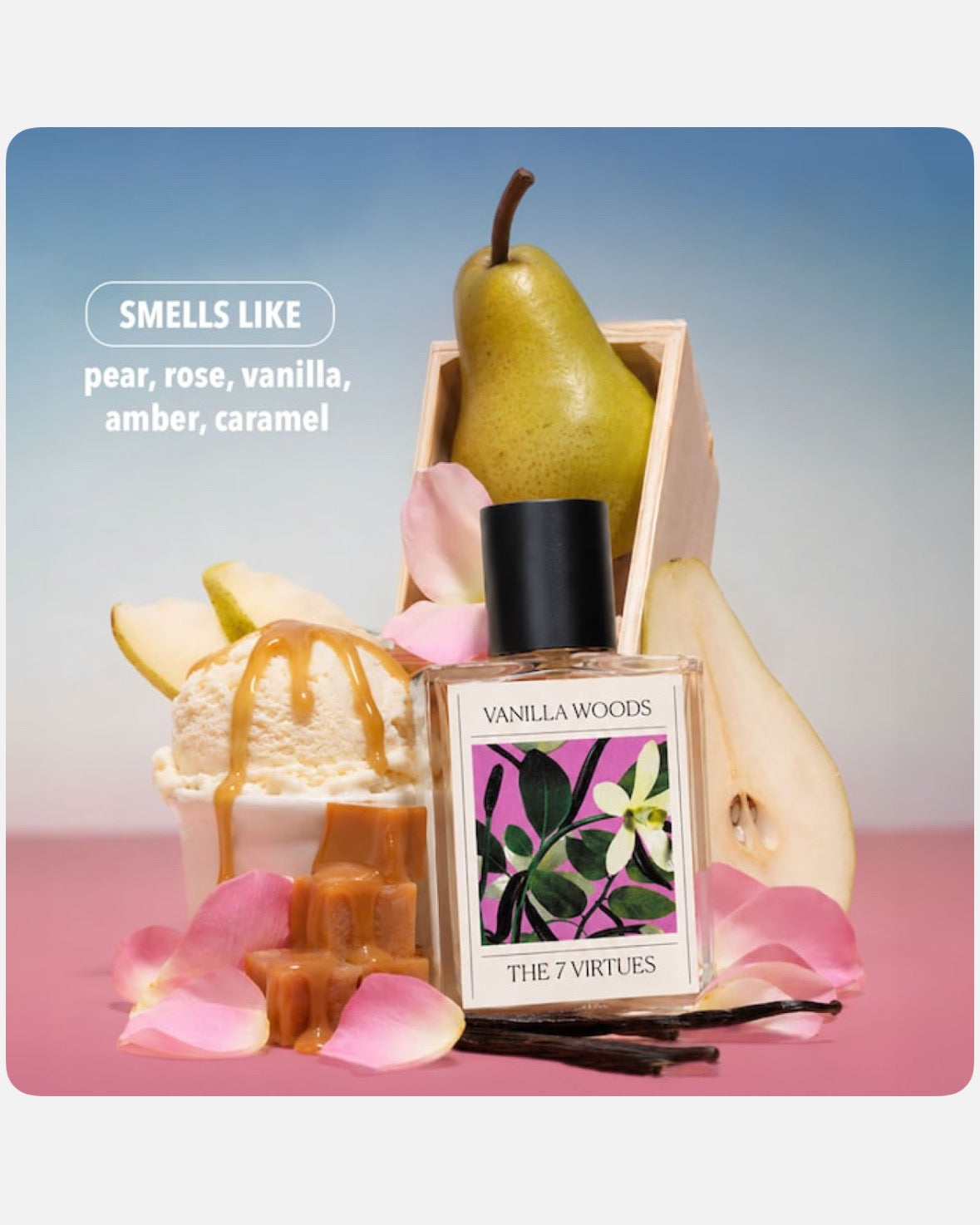 THE 7 VIRTUES Mini Amber Orchid & Vanilla Woods Eau de Parfum Duo Gift Set