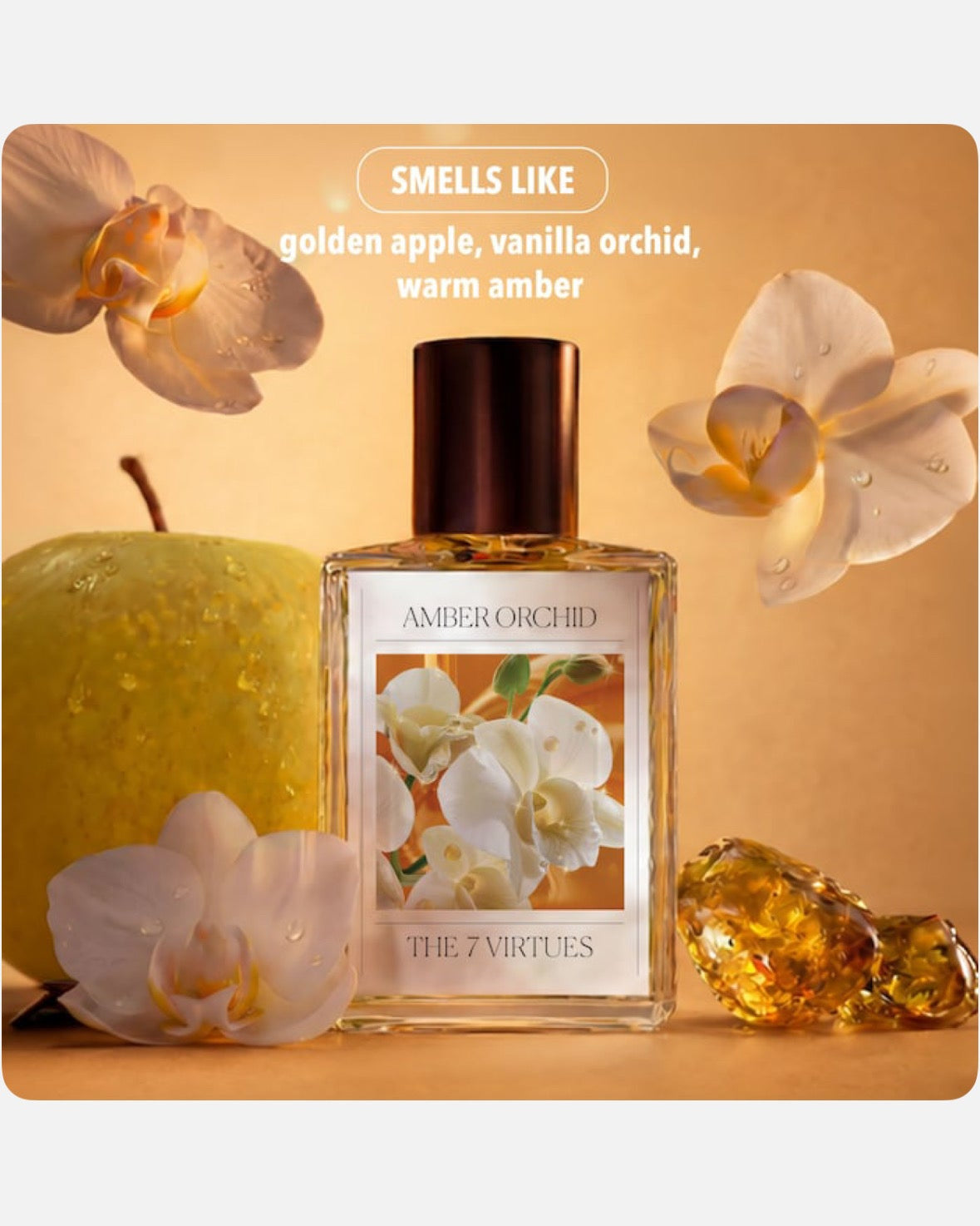 THE 7 VIRTUES Mini Amber Orchid & Vanilla Woods Eau de Parfum Duo Gift Set